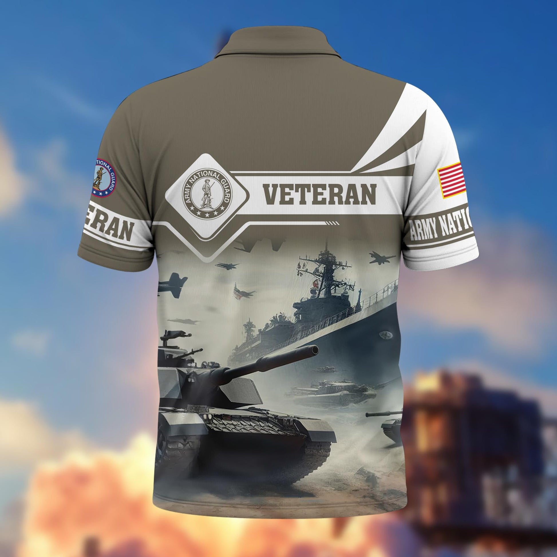 Premium US Veterans Polo Shirt BPVC260301, Gifts For US Veterans, Gifts On Father's Day, Armed Forces Day, Independence Day, Veterans Day.