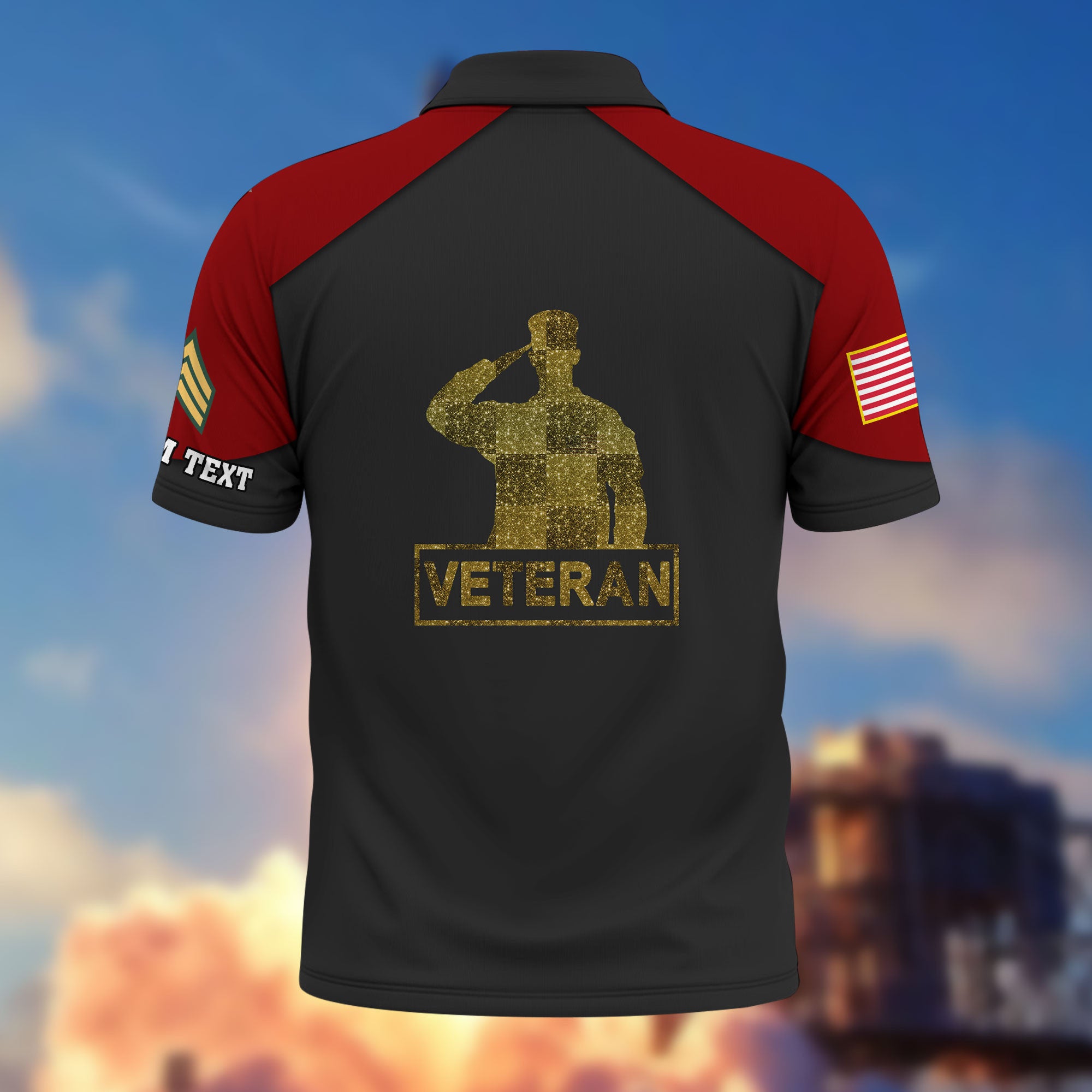Premium Custom US Veteran Polo Shirt VPVC214607, Gifts For US Veteran, Best Gifts On Father's Day, Armed Forces Day, Independence Day, Veterans Day.