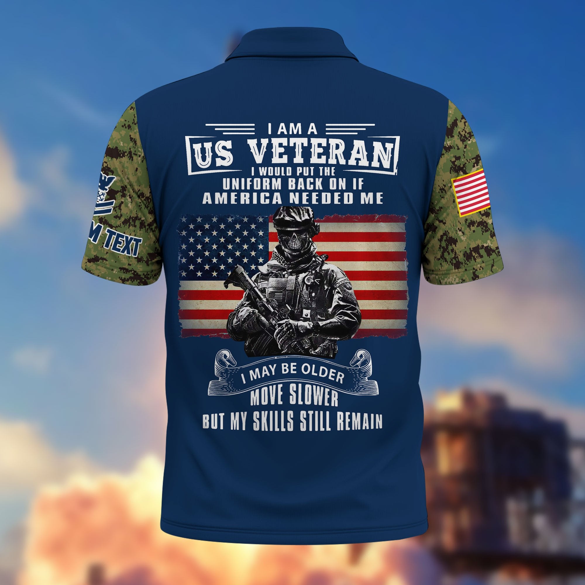 Premium USCG Polo Shirt VPVC215305, Custom Name, Rank, Gifts For Coast Guard Veteran, Best Gifts On Father's Day, Armed Forces Day, Independence Day, Veterans Day.