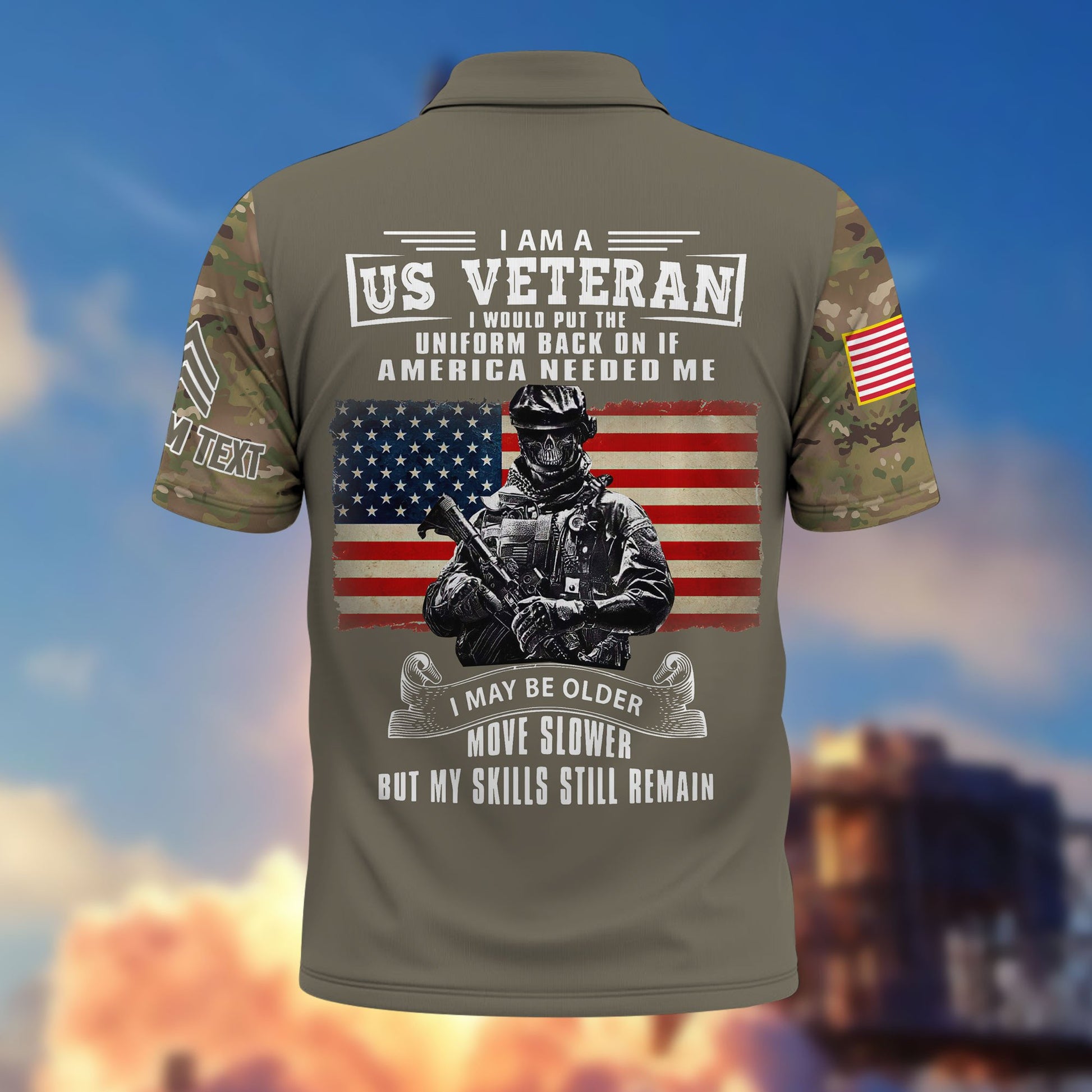 Premium US Army National Guard Polo Shirt VPVC215308, Custom Name, Rank, Gifts For Army National Guard Veteran, Best Gifts On Father's Day, Armed Forces Day, Independence Day, Veterans Day.