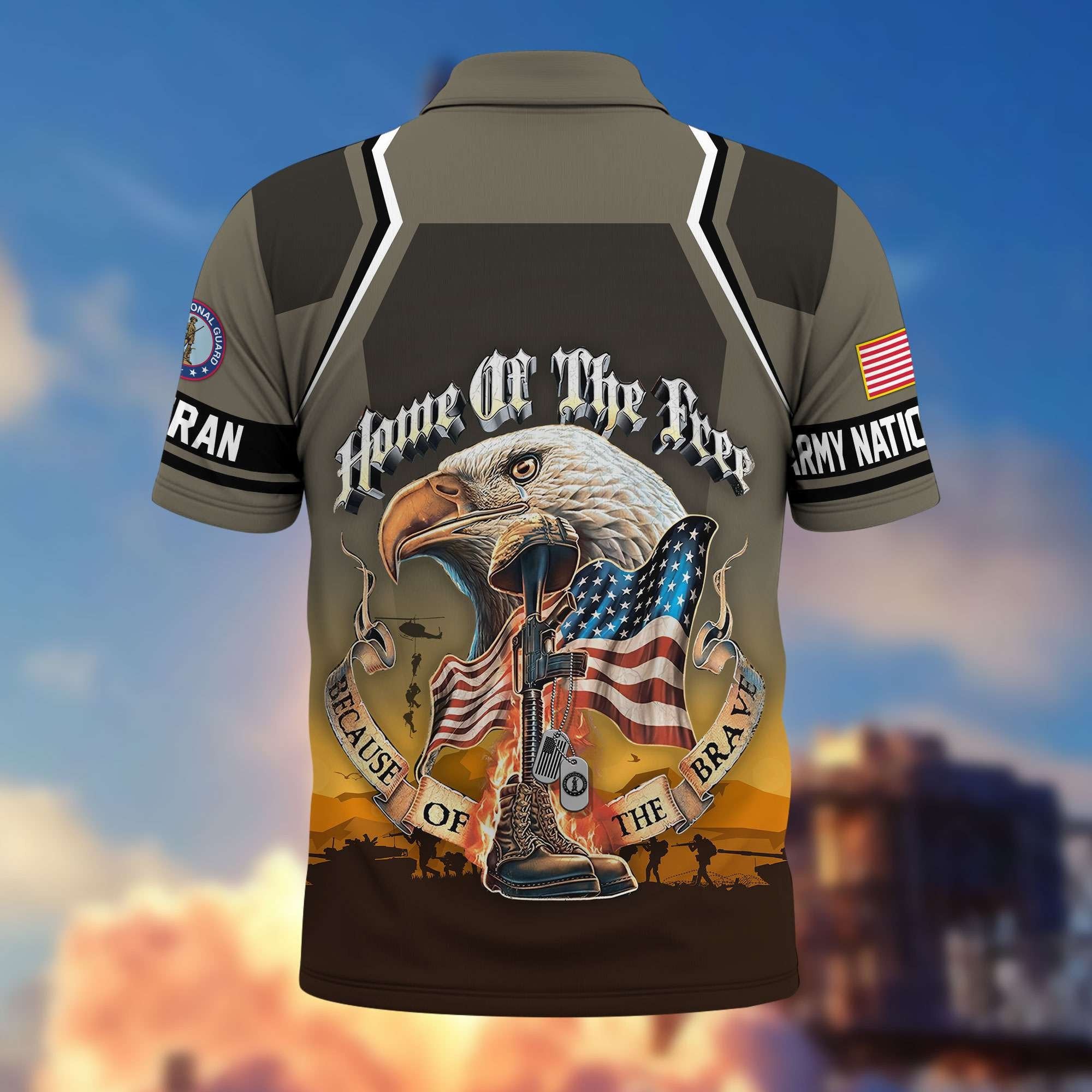 Premium US Veterans Polo Shirt BPHN040411, Gifts For US Veterans, Gifts On Memorial Day, Father's Day, Armed Forces Day, Veterans Day.