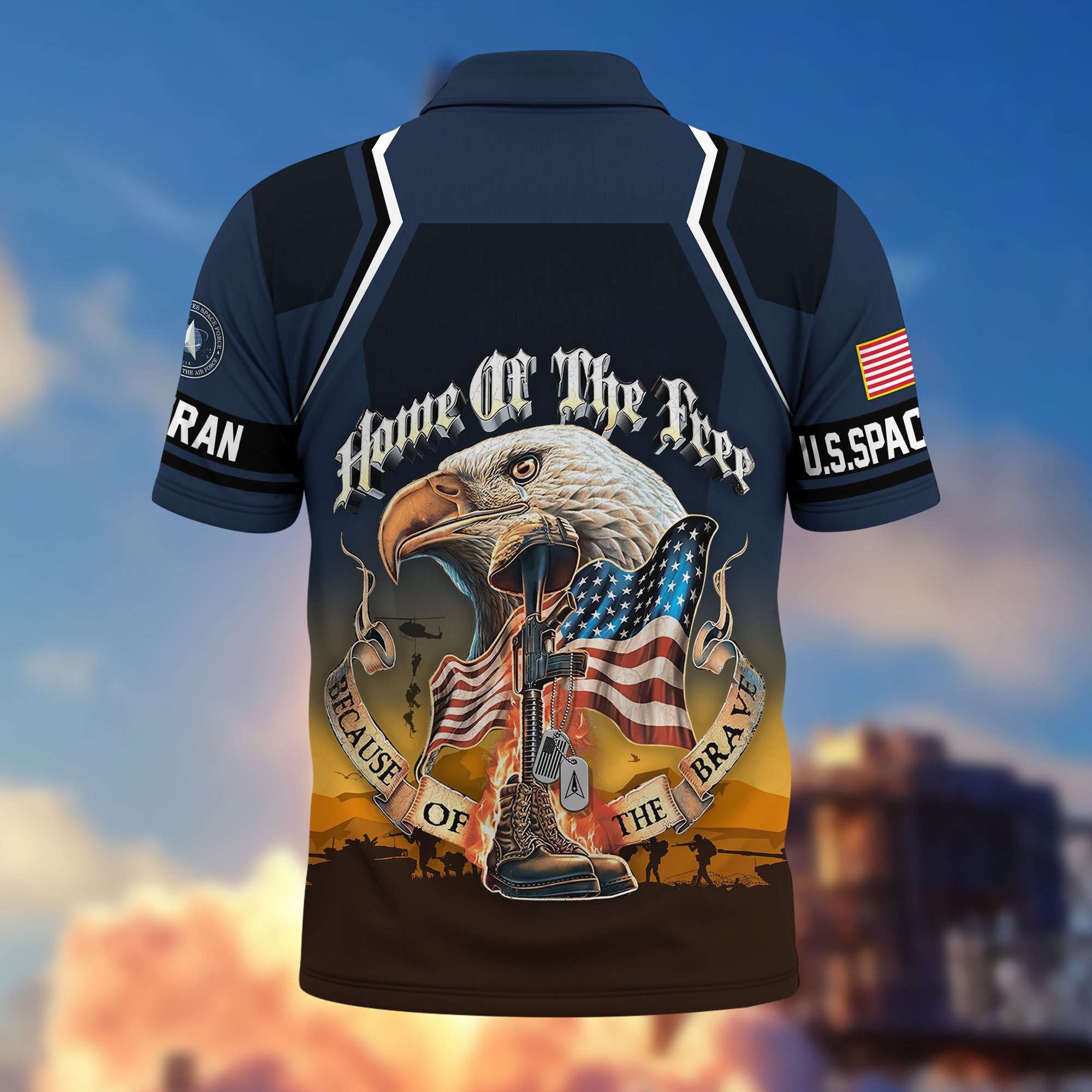 Premium US Veterans Polo Shirt BPHN040411, Gifts For US Veterans, Gifts On Memorial Day, Father's Day, Armed Forces Day, Veterans Day.
