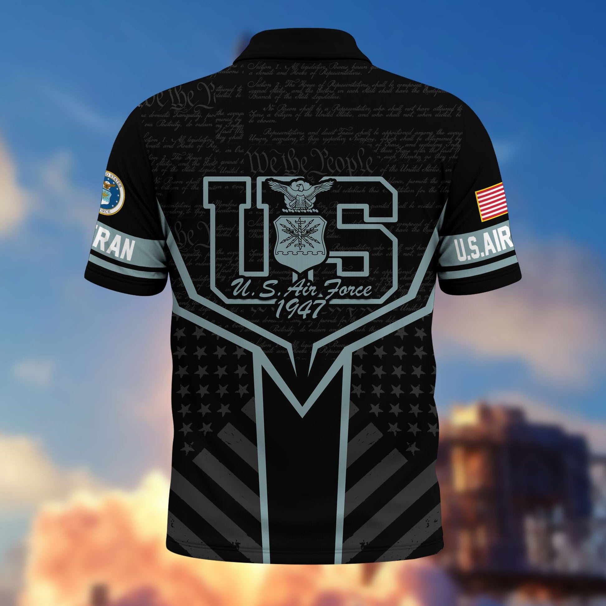 Premium US Veterans Polo Shirt BPHN280312, Gifts For US Veterans, Gifts On Memorial Day, Father's Day, Armed Forces Day, Veterans Day.