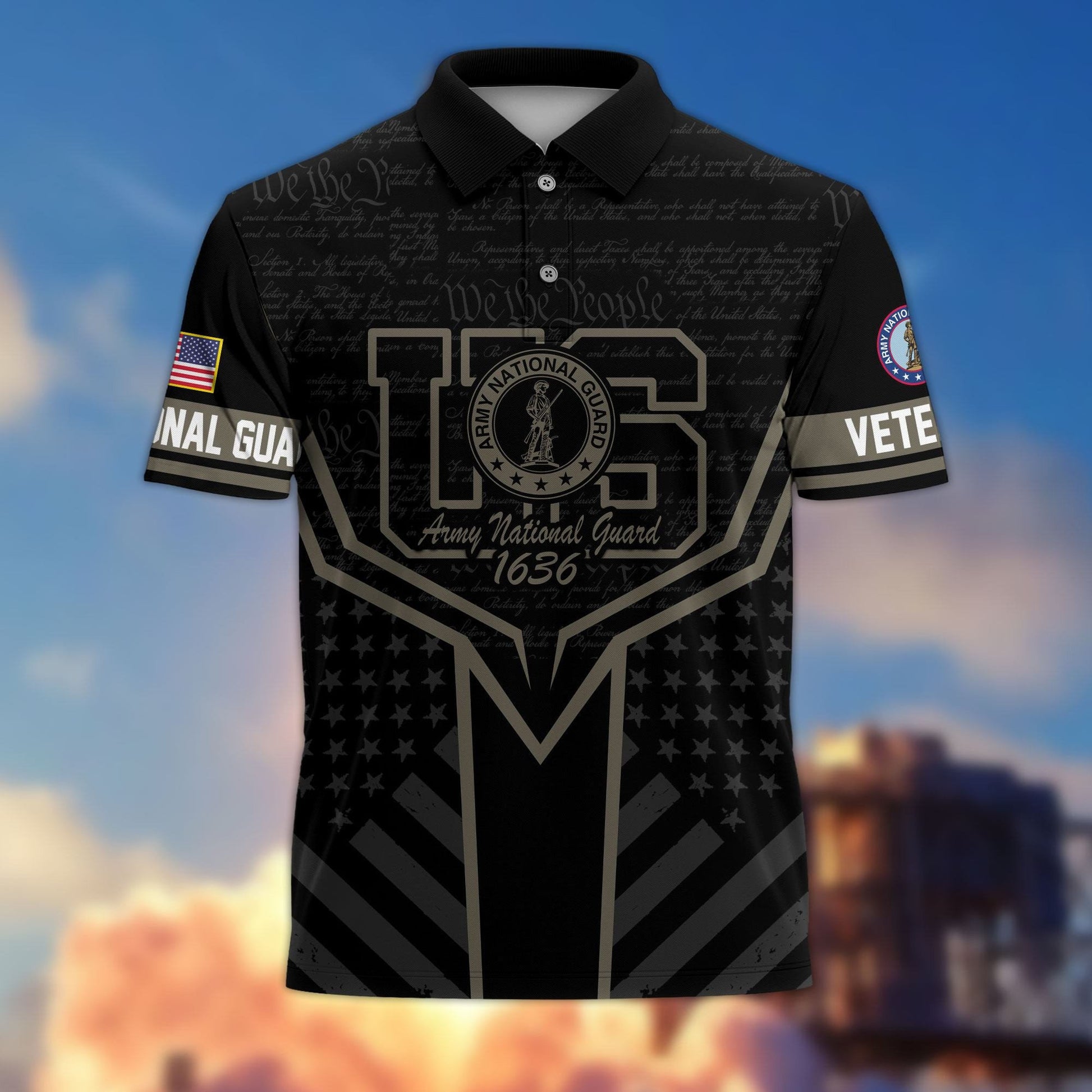 Premium US Veterans Polo Shirt BPHN280312, Gifts For US Veterans, Gifts On Memorial Day, Father's Day, Armed Forces Day, Veterans Day.