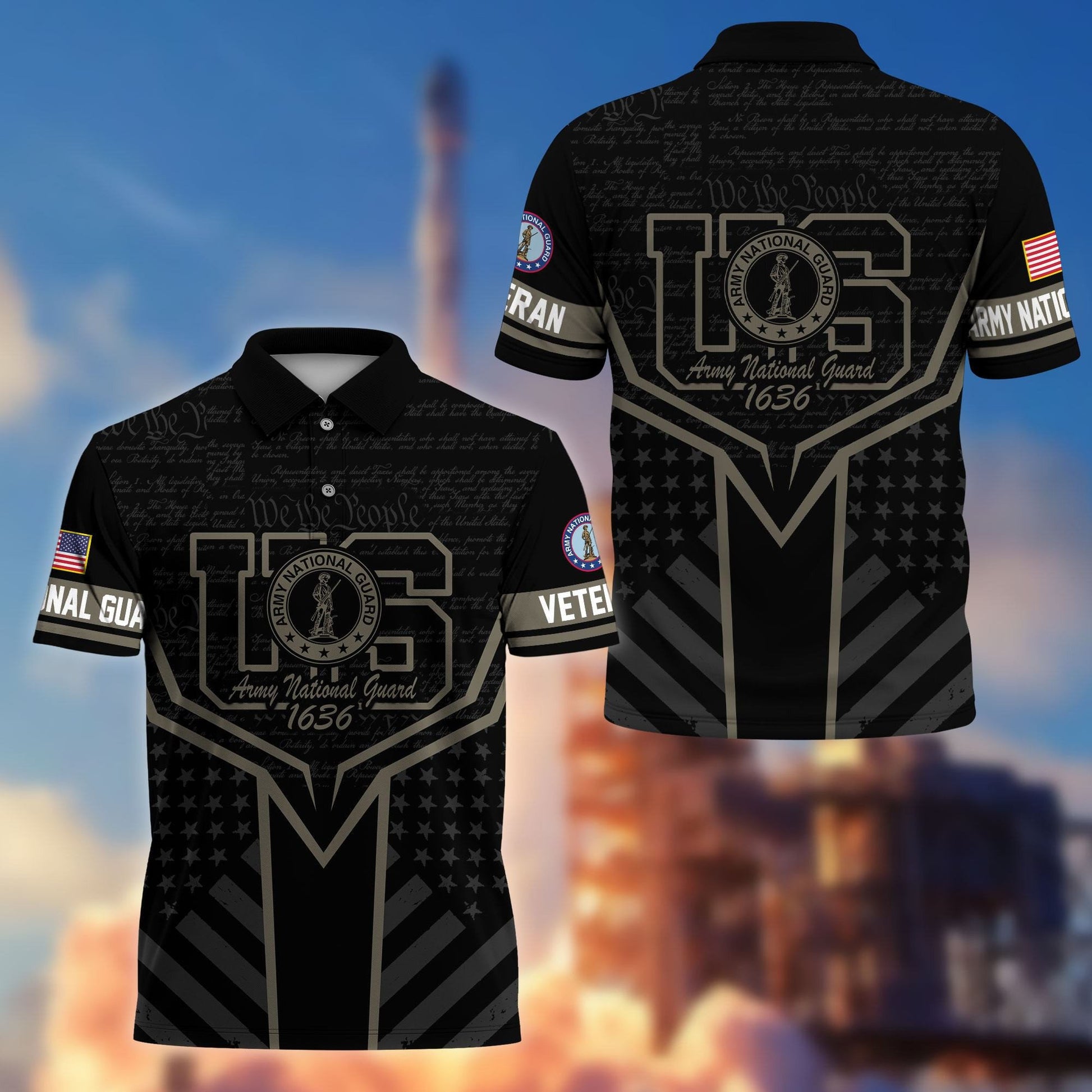 Premium US Veterans Polo Shirt BPHN280312, Gifts For US Veterans, Gifts On Memorial Day, Father's Day, Armed Forces Day, Veterans Day.