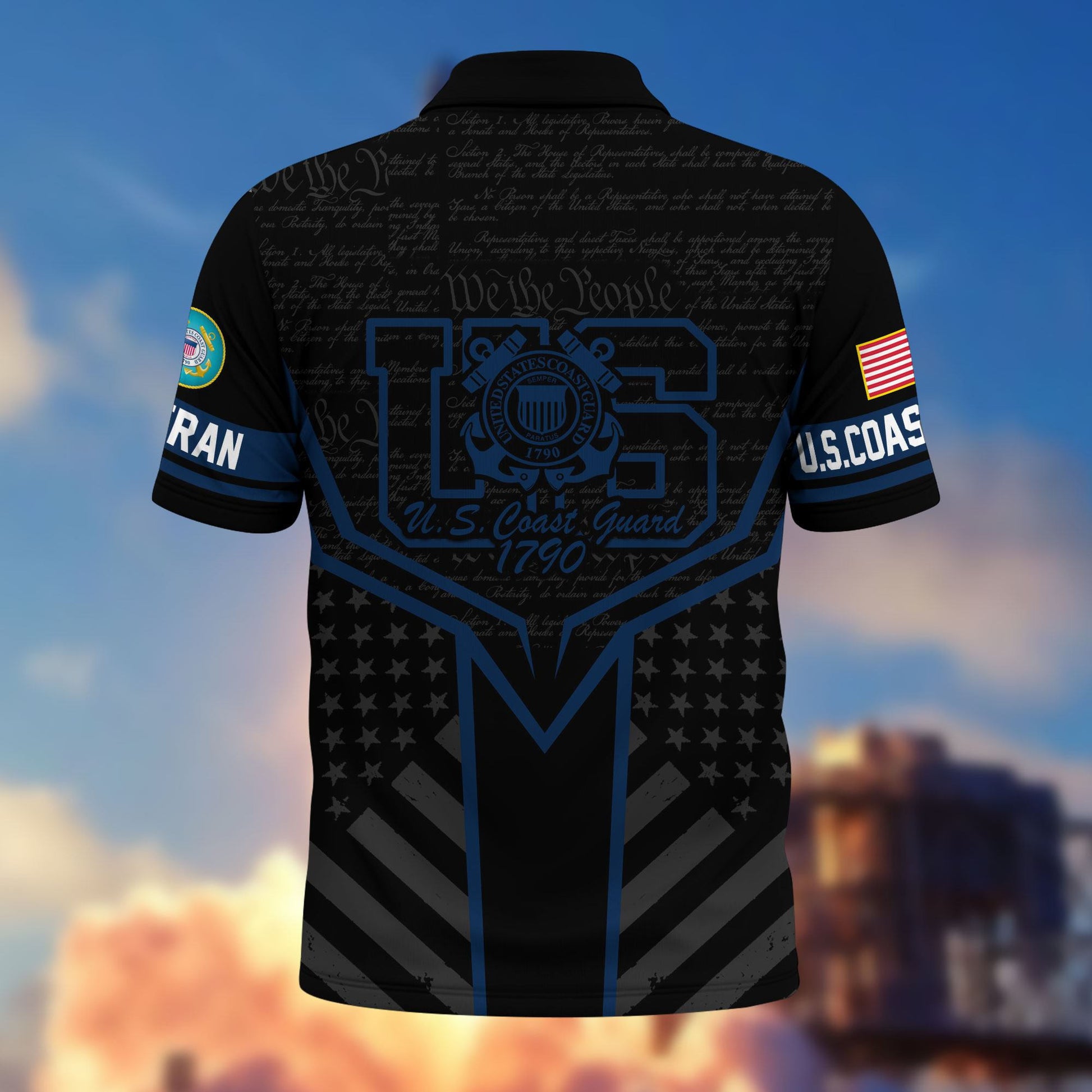 Premium US Veterans Polo Shirt BPHN280312, Gifts For US Veterans, Gifts On Memorial Day, Father's Day, Armed Forces Day, Veterans Day.