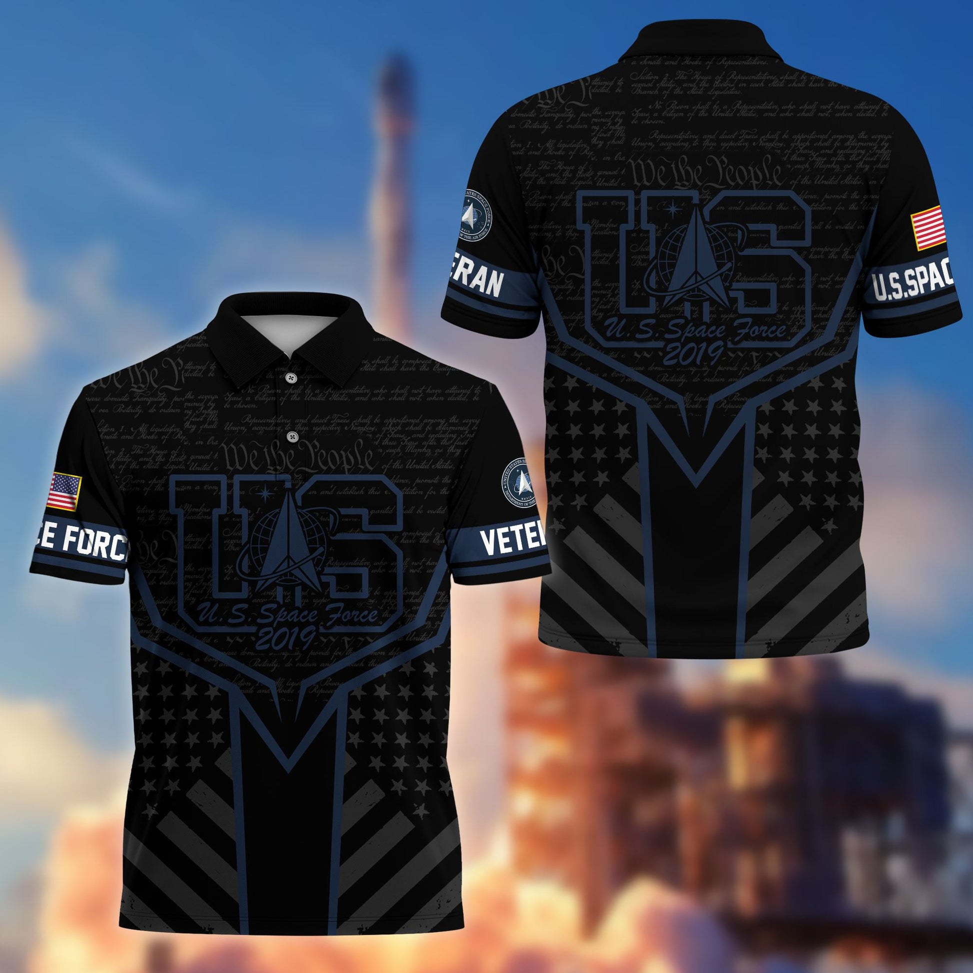 Premium US Veterans Polo Shirt BPHN280312, Gifts For US Veterans, Gifts On Memorial Day, Father's Day, Armed Forces Day, Veterans Day.
