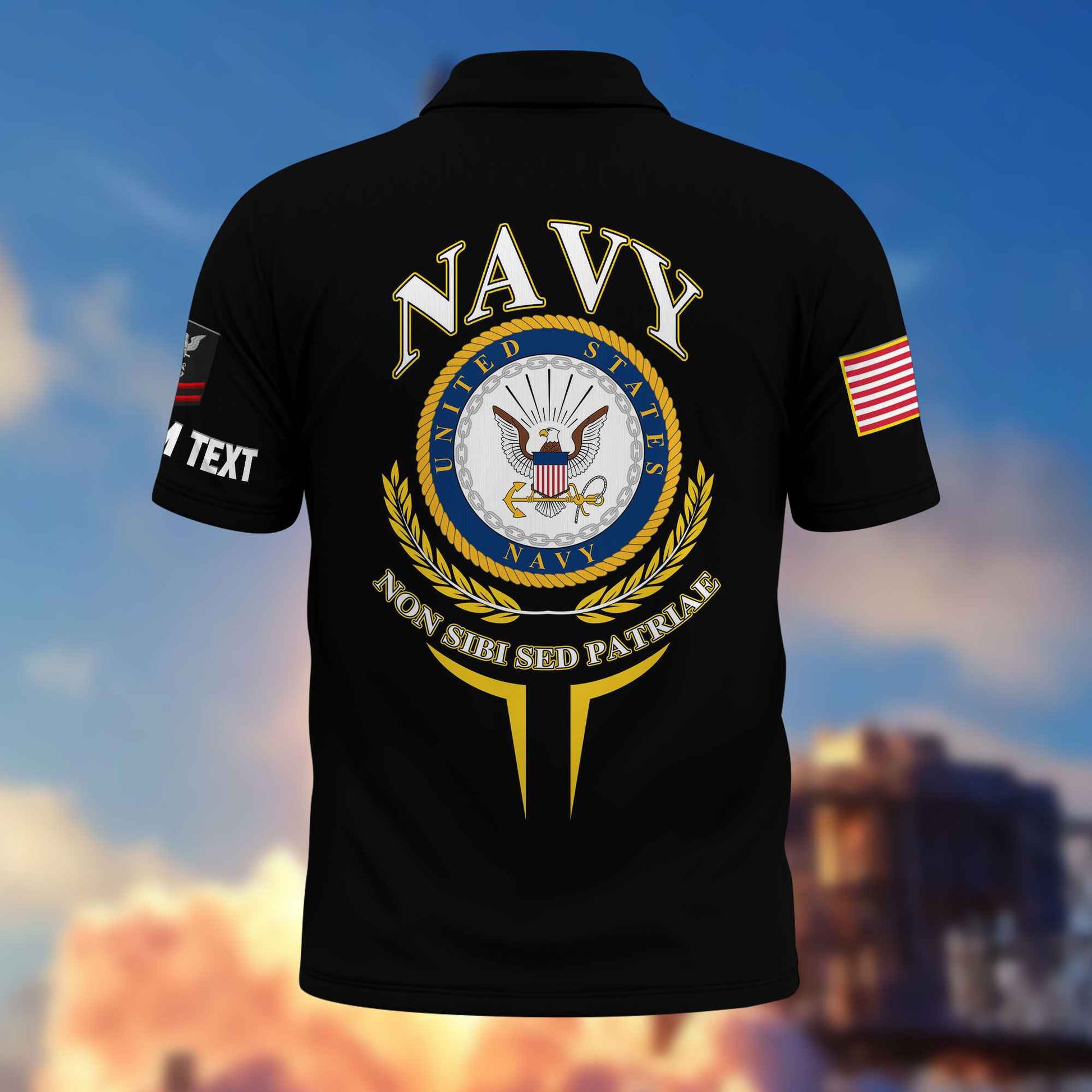 Premium Custom US Navy Polo Shirt VPVC216702, Gifts For Navy Veteran, Best Gifts On Father's Day, Armed Forces Day, Independence Day, Veterans Day.