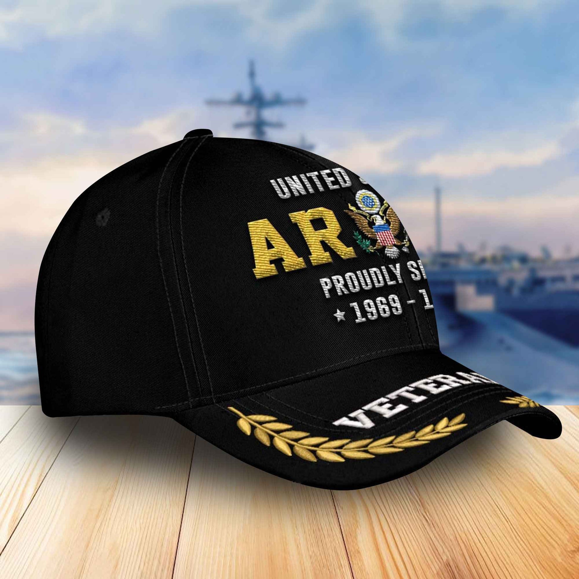 Premium Custom US Veterans Embroidered Baseball Hats VPVC304601, Gifts For Veterans On Father's Day, Armed Forces Day, Independence Day, Veterans Day.