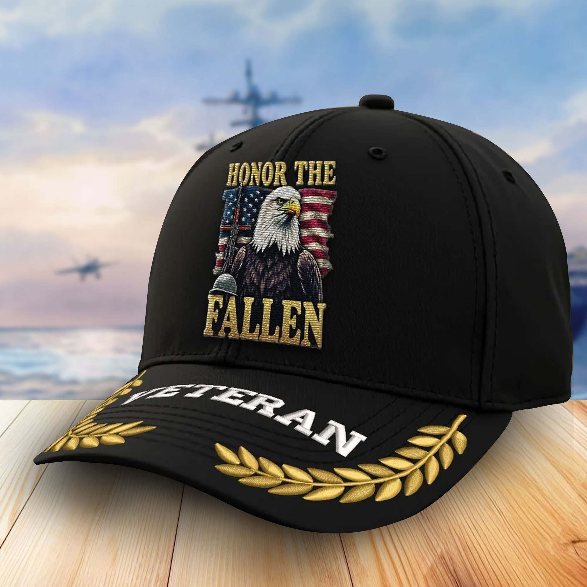 Premium US Veterans Embroidered Baseball Hats VPVC302803, Gifts For Veterans On Father's Day, Armed Forces Day, Independence Day, Veterans Day.
