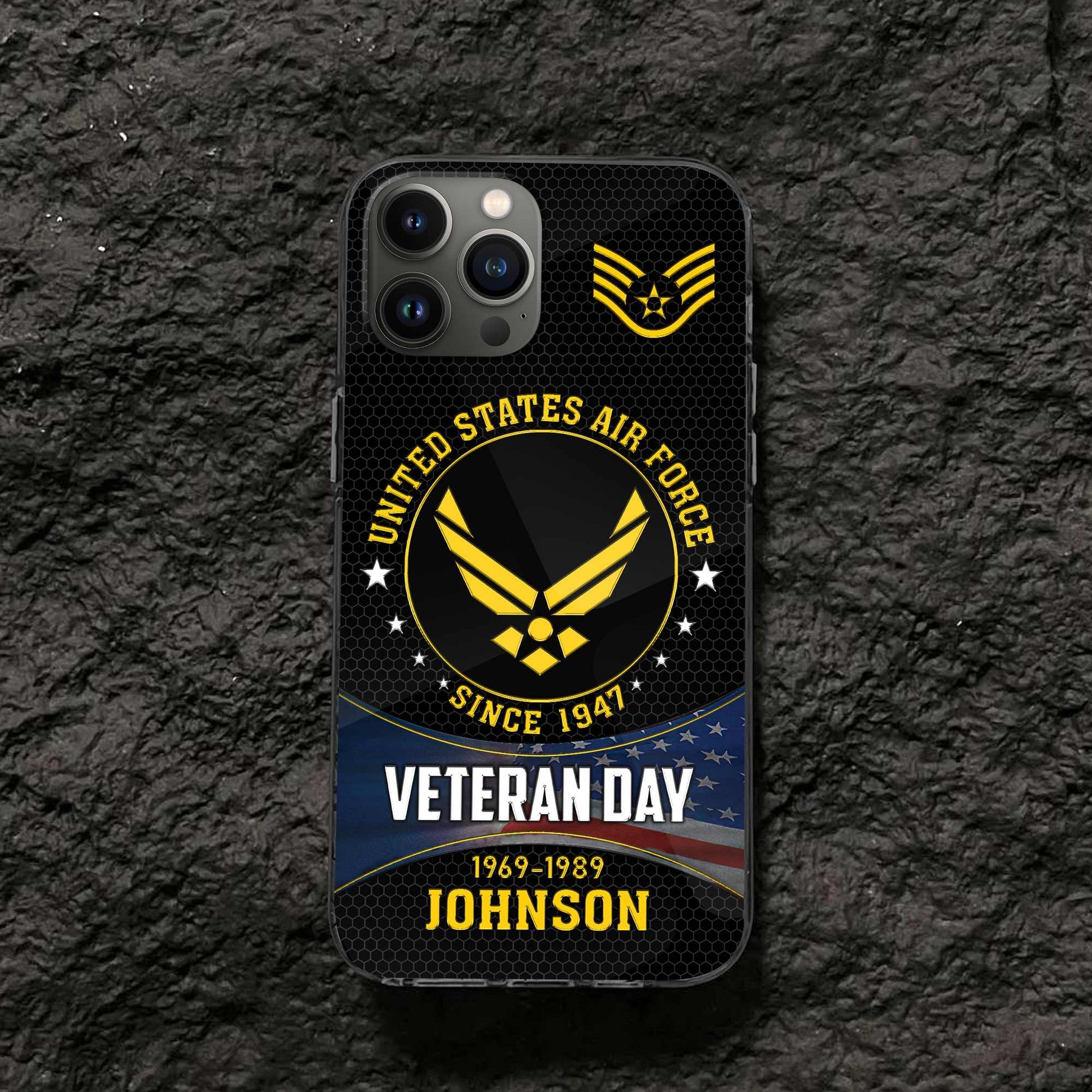Premium Custom USAF Phone Case VPVC504604, Gifts For Air Force Veteran, Gifts For Dad, For Husband, Best Gifts On Father's Day, Armed Forces Day, Independence Day, Veterans Day.