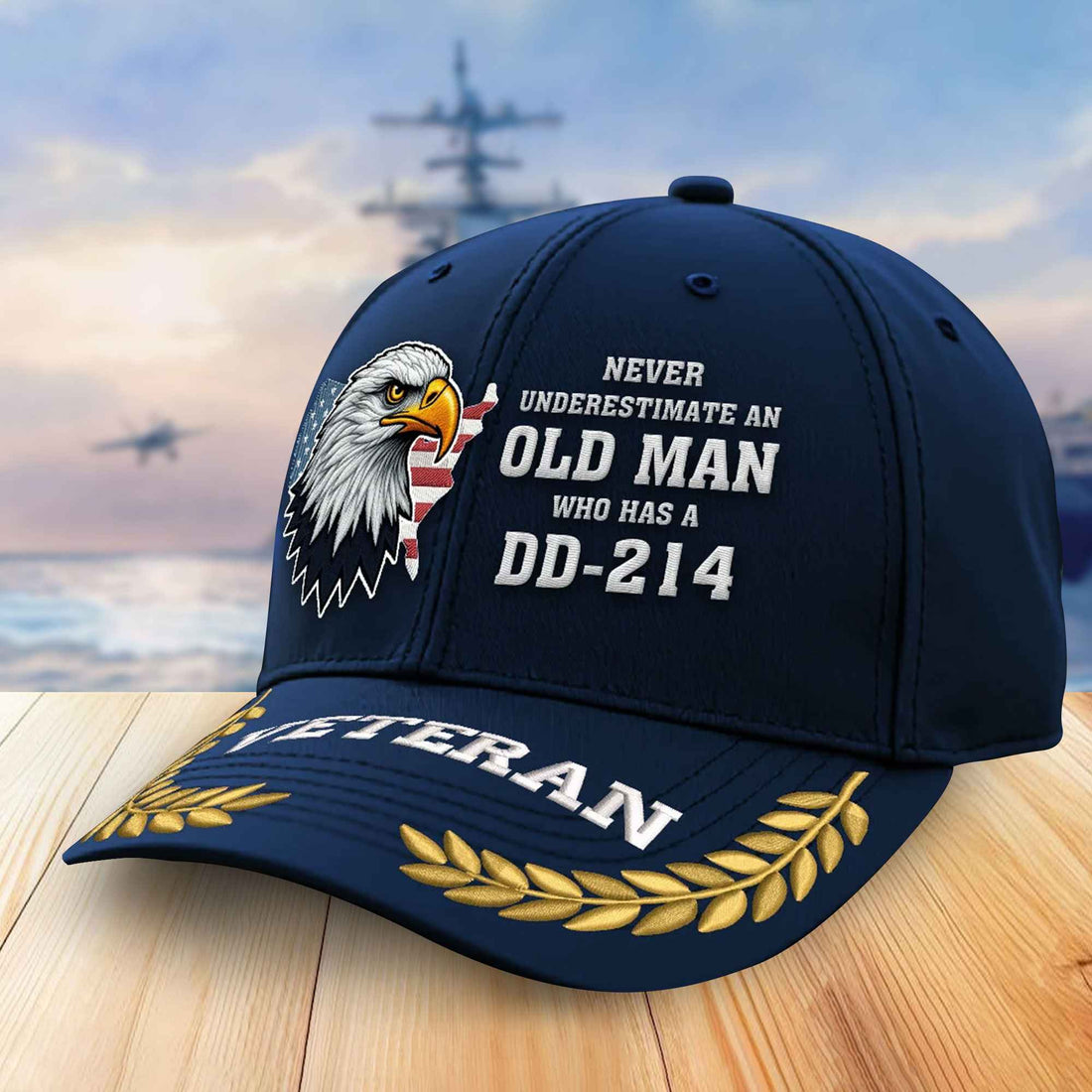 Premium US Veterans Embroidered Baseball Hats VPVC305602, Gifts For Veterans On Father's Day, Armed Forces Day, Independence Day, Veterans Day.