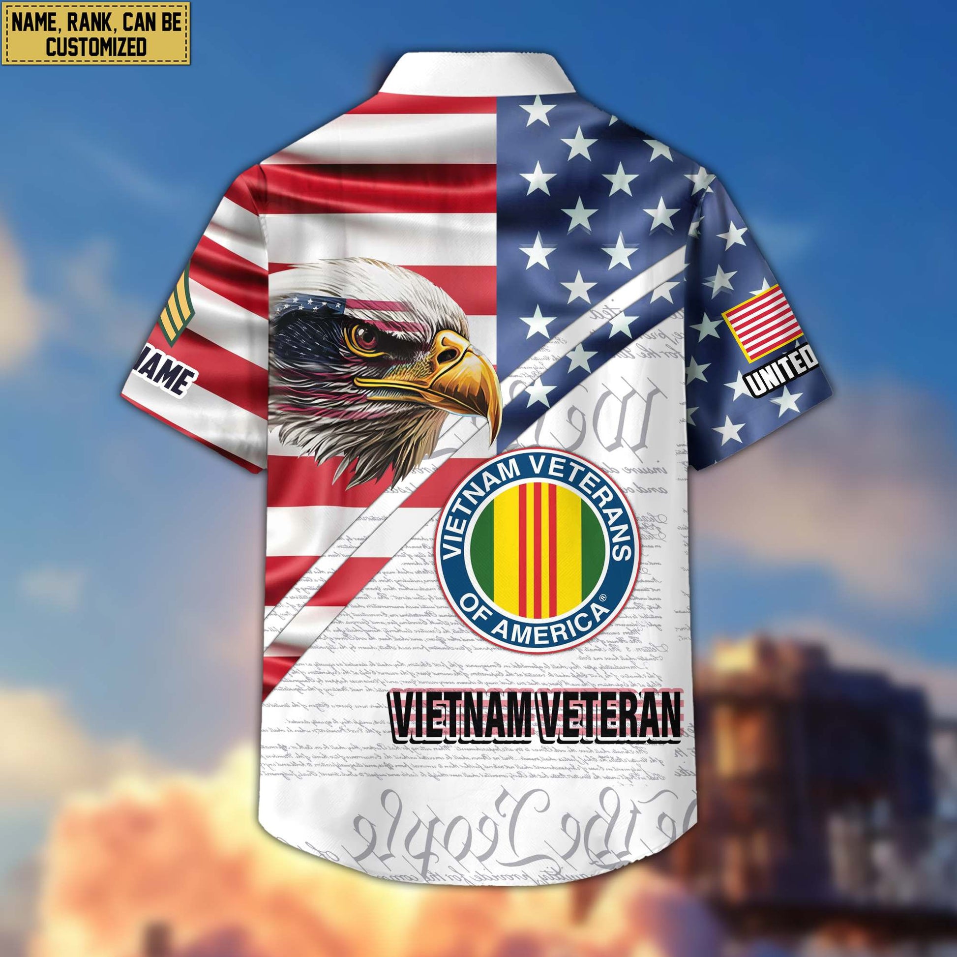 Premium Custom Vietnam Veteran Hawaiian Shirt VPVC404006, Gifts For Vietnam Veteran, Best Gifts On Father's Day, Armed Forces Day, Independence Day, Veterans Day.