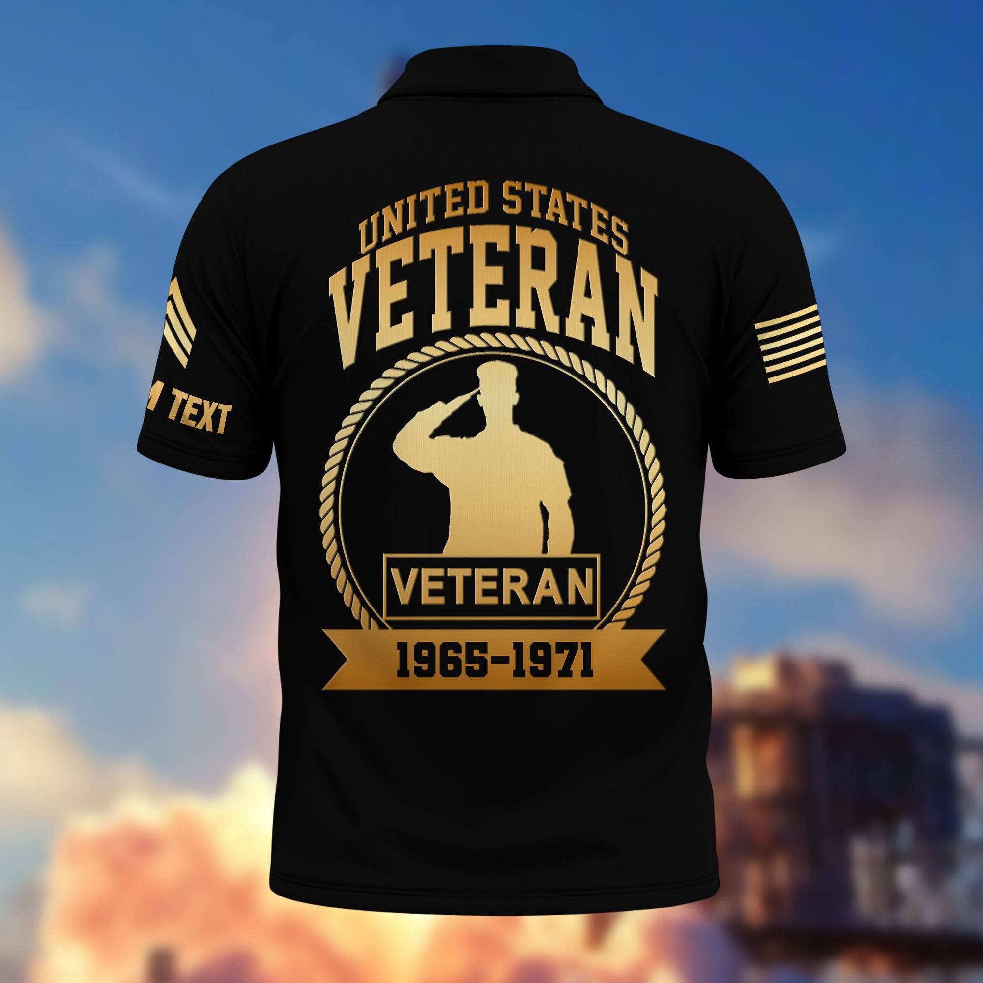 Premium US Veteran Polo Shirt VPVC217007, Custom Name, Rank, Year, Gifts For US Veteran, Best Gifts On Father's Day, Armed Forces Day, Independence Day, Veterans Day.