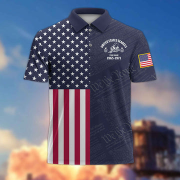 US Seabees Custom Polo Shirt VPVC217809, Gifts For Seabees Veteran, Best Gifts On Father's Day, Armed Forces Day, Independence Day, Veterans Day.