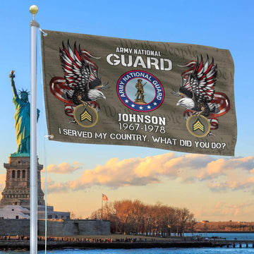 Premium Custom US Army National Guard Grommet Flag VPVC108408, Gifts For Army National Guard Veteran, Gifts For Dad, For Husband, Best Gifts On Father's Day, Armed Forces Day, Independence Day, Veterans Day.