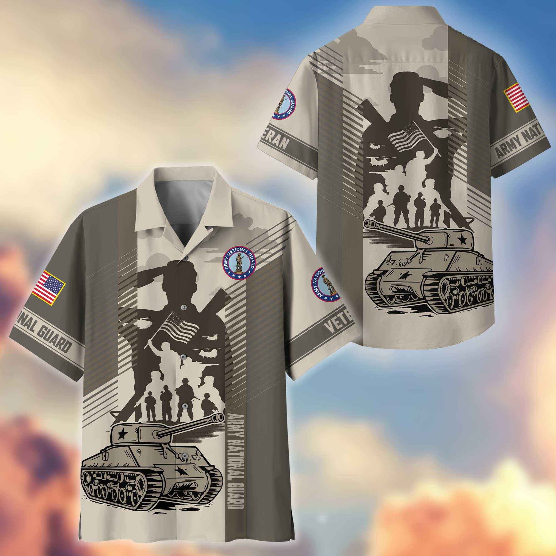 Premium US Army National Guard Hawaiian Shirt VPVC404608, Gifts For Army National Guard Veteran, Best Gifts On Father's Day, Armed Forces Day, Independence Day, Veterans Day.