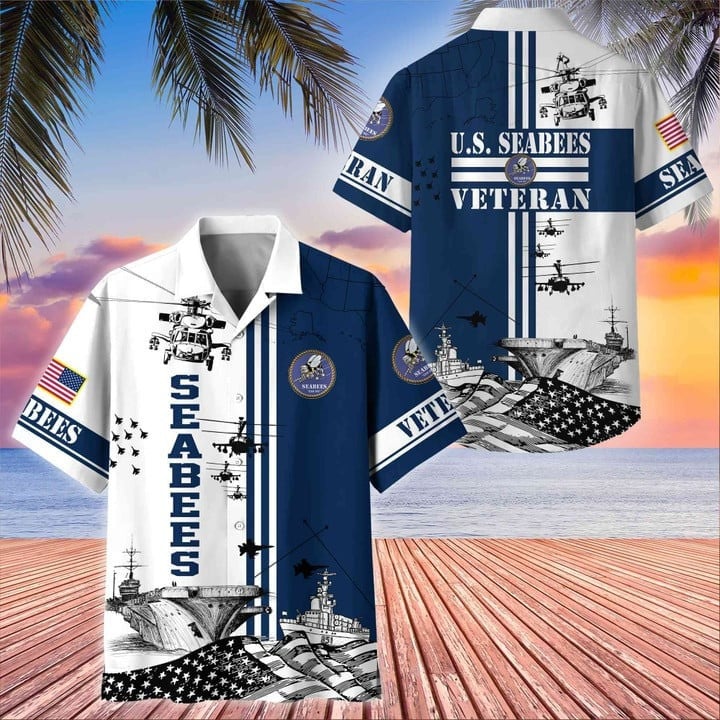 Premium US Veterans Hawaiian Shirt BPVC070501, Gifts For US Veterans, Gifts On Memorial Day, Father's Day, Armed Forces Day, Veterans Day.