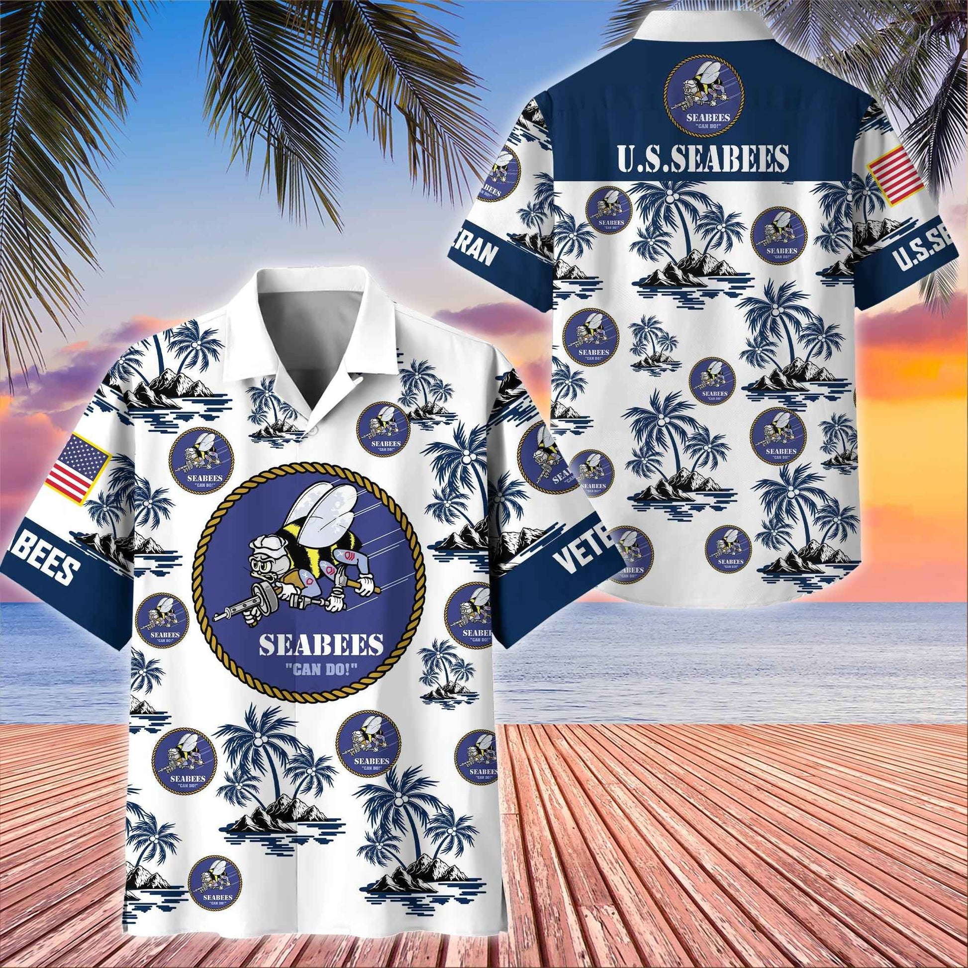 Premium US Veterans Hawaiian Shirt BPHN250414, Gifts For US Veterans, Gifts On Father's Day, Armed Forces Day, Veterans Day.