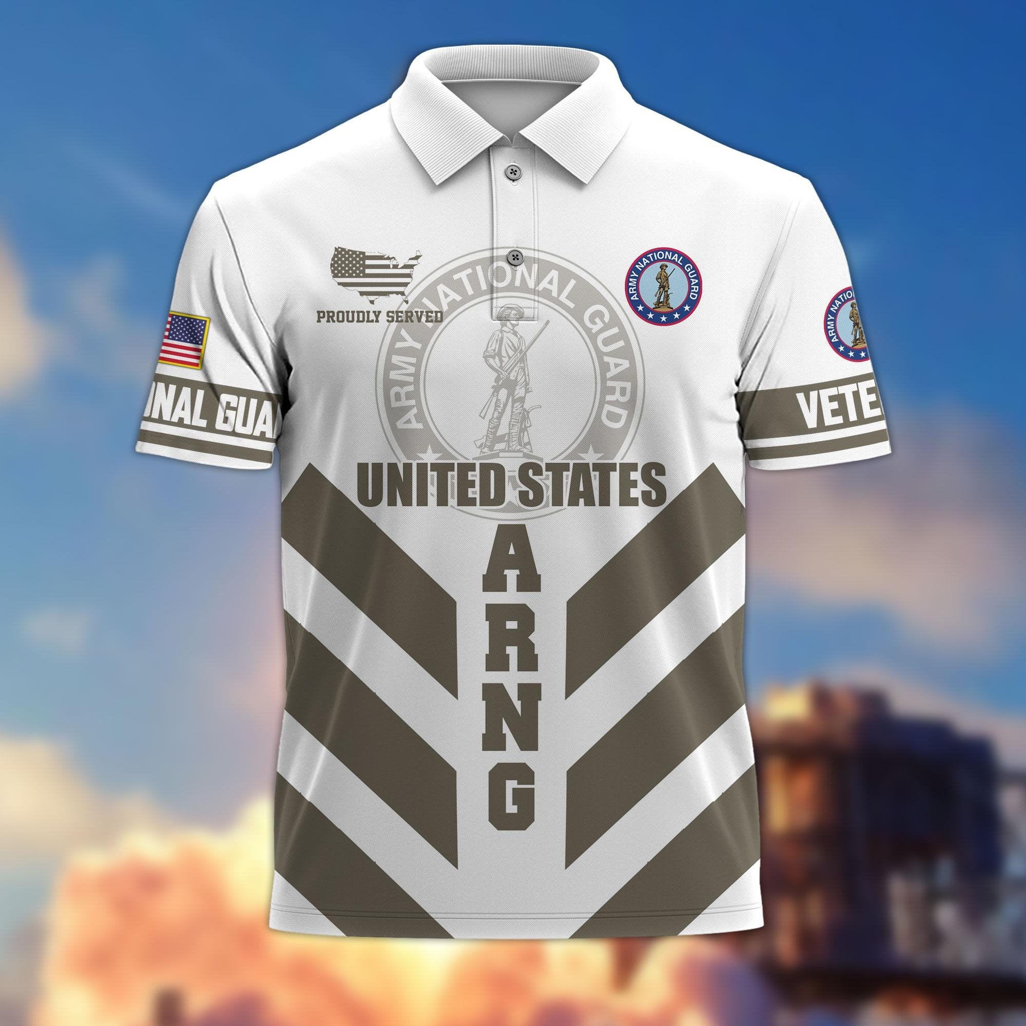 Premium US Veterans Polo Shirt BPHN280411, Gifts For US Veterans, Gifts On Father's Day, Armed Forces Day, Veterans Day.