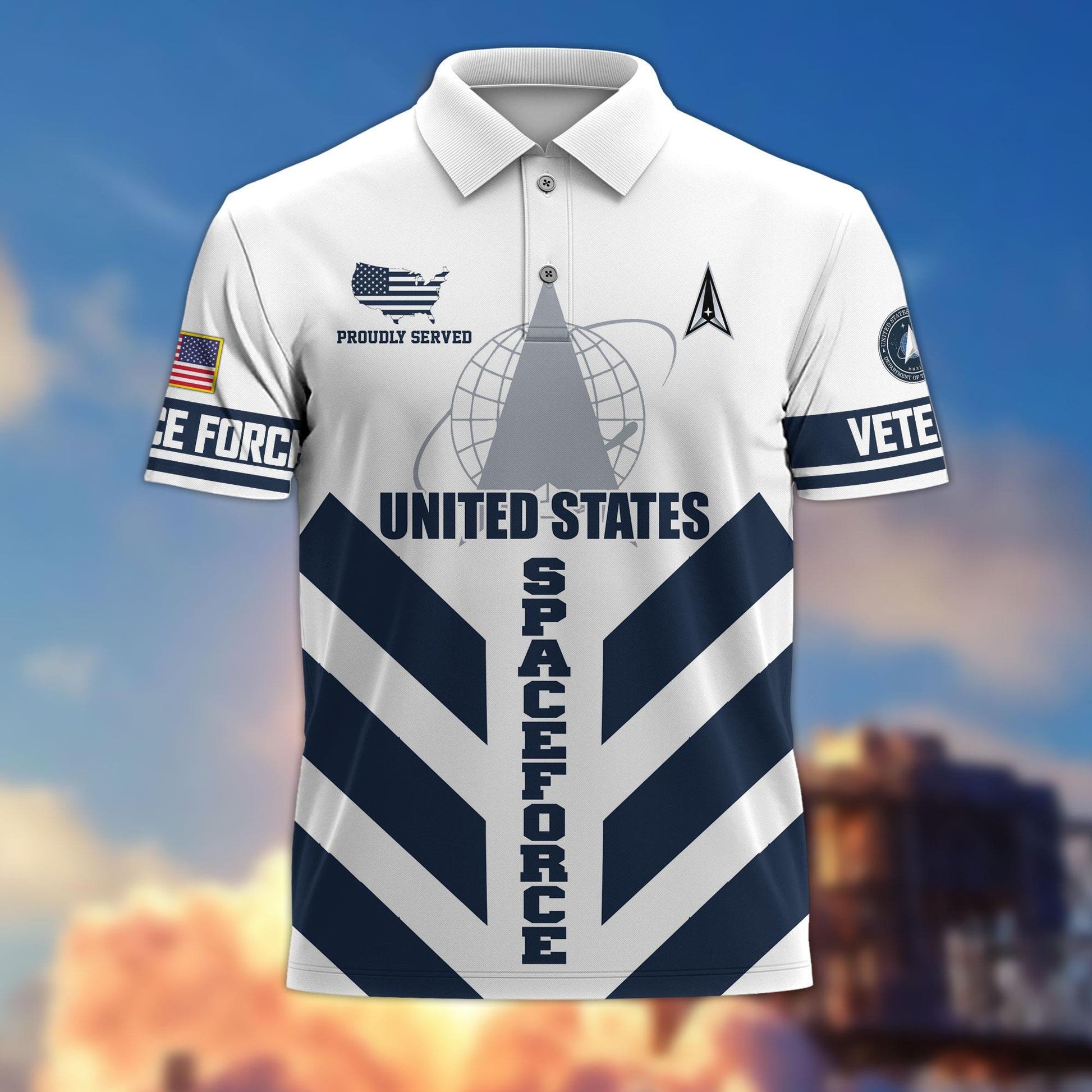 Premium US Veterans Polo Shirt BPHN280411, Gifts For US Veterans, Gifts On Father's Day, Armed Forces Day, Veterans Day.