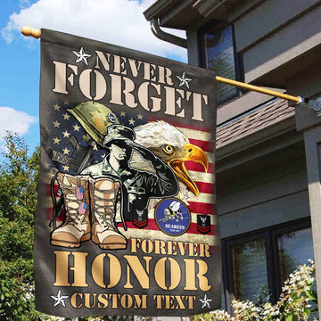 Premium Custom US Seabees Veteran Flag VPVC110709, Gift For Seabees Veteran, American Flag, Patriotic Flag, Garden Flag, House Flag