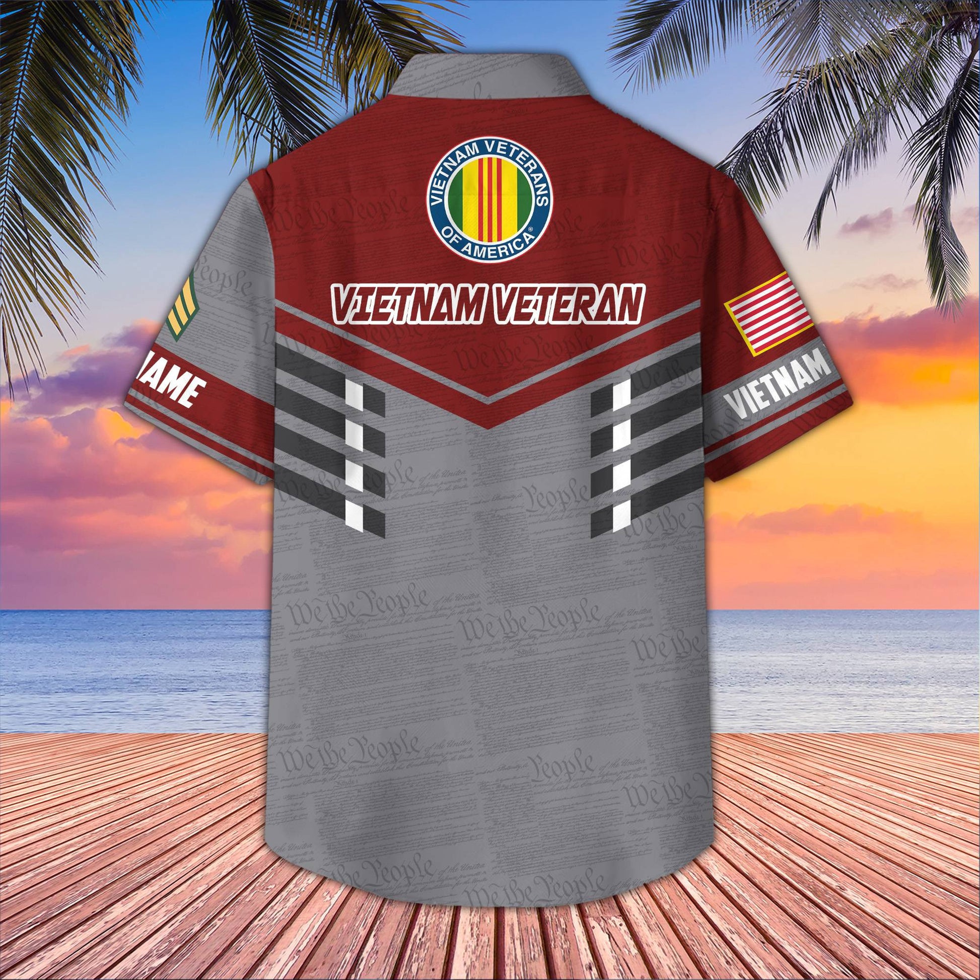 Premium Custom Vietnam Veteran Hawaiian Shirt VPVC406706, Gifts For Vietnam Veteran, Best Gifts On Father's Day, Armed Forces Day, Independence Day, Veterans Day.