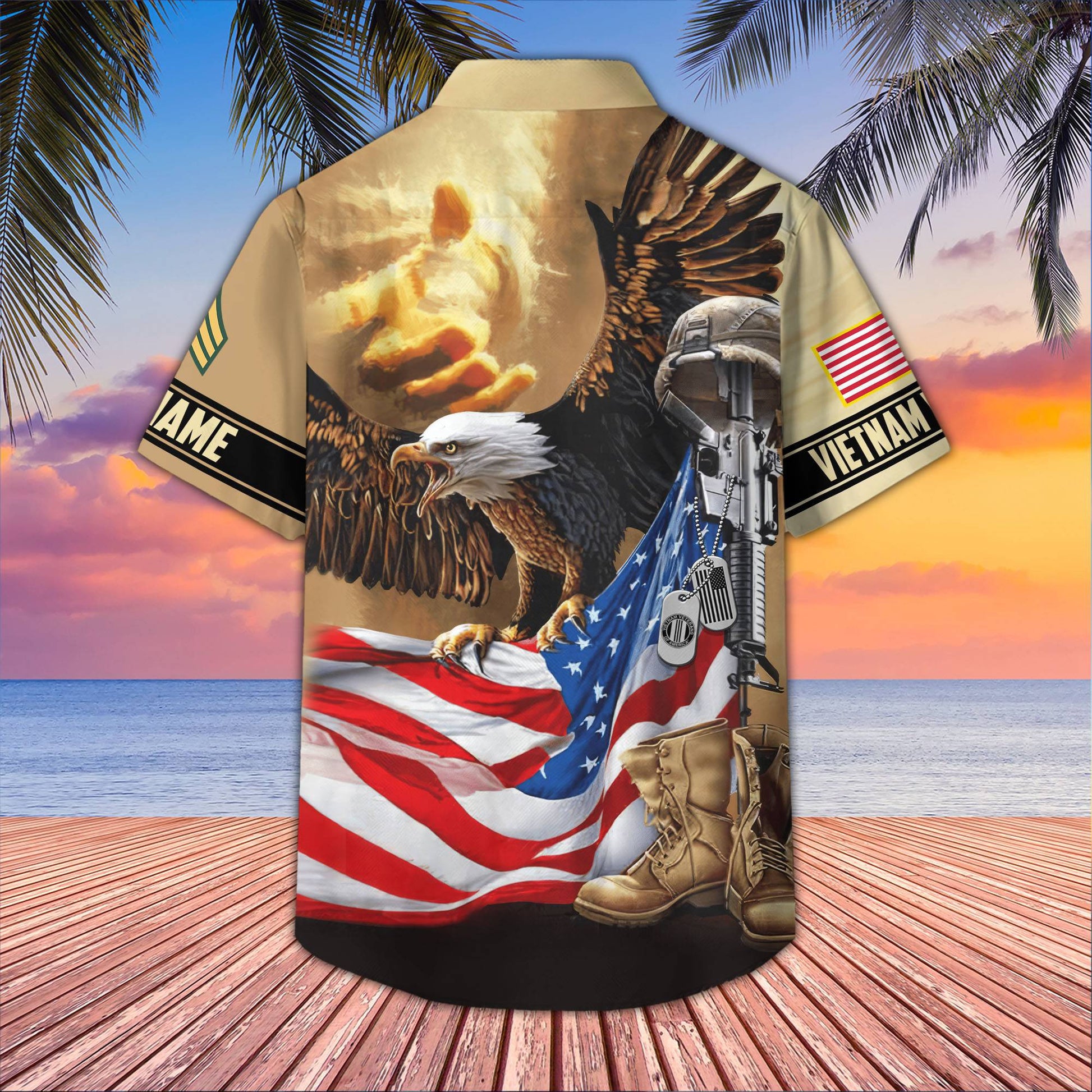 Premium Custom Vietnam Veteran Hawaiian Shirt VPVC405406, Gifts For Vietnam Veteran, Best Gifts On Father's Day, Armed Forces Day, Independence Day, Veterans Day.