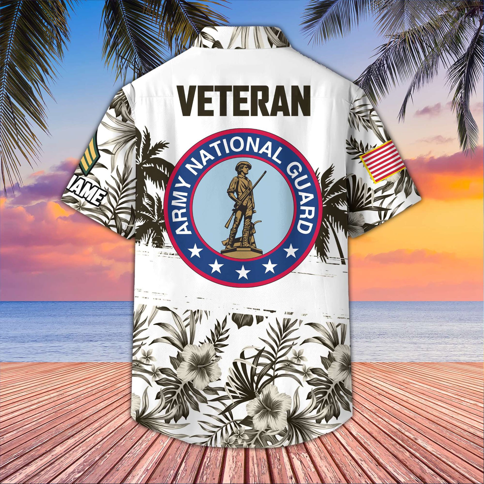 US Army Custom National Guard Hawaiian Shirt VPVC405308, Gifts For Army National Guard Veteran, Best Gifts On Father's Day, Armed Forces Day, Independence Day, Veterans Day.