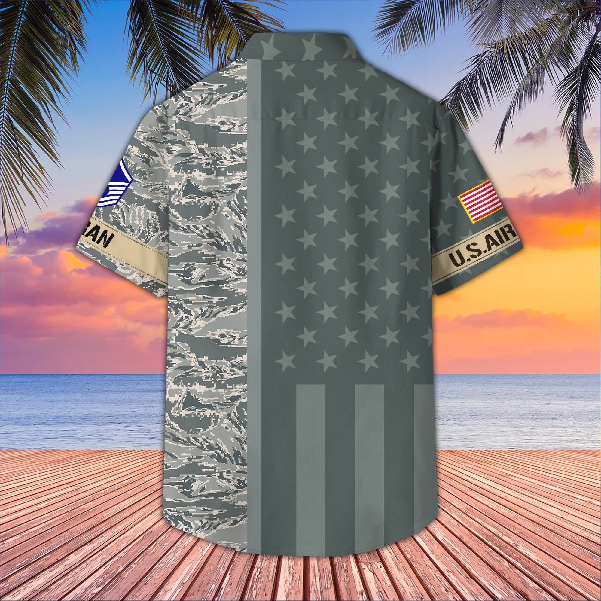 Premium Custom USAF Hawaiian Shirt VPVC406504, Gifts For Air Force Veteran, Best Gifts On Father's Day, Armed Forces Day, Independence Day, Veterans Day.