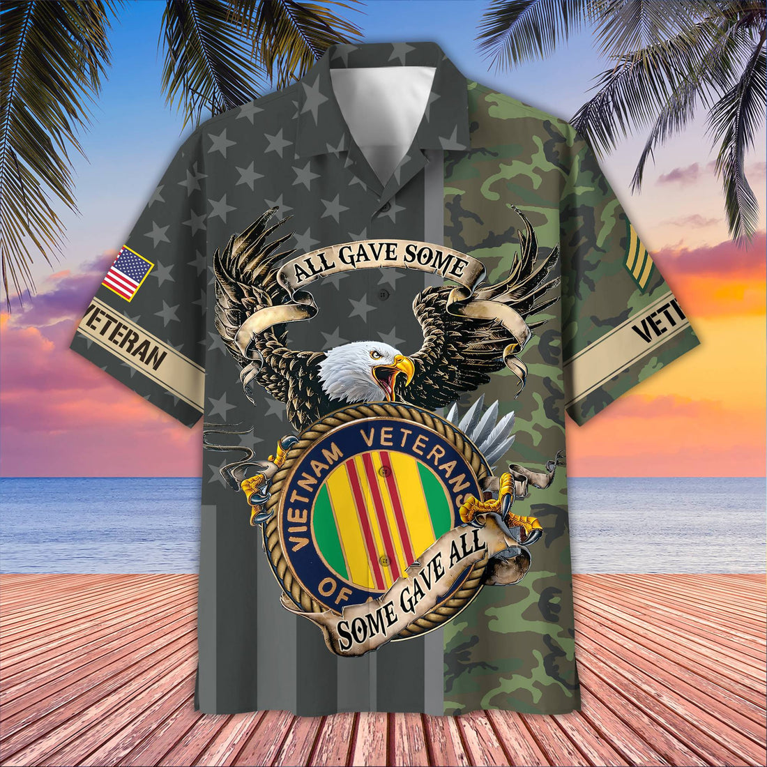 Premium Custom Vietnam Veteran Hawaiian Shirt VPVC406506, Gifts For Vietnam Veteran, Best Gifts On Father's Day, Armed Forces Day, Independence Day, Veterans Day.