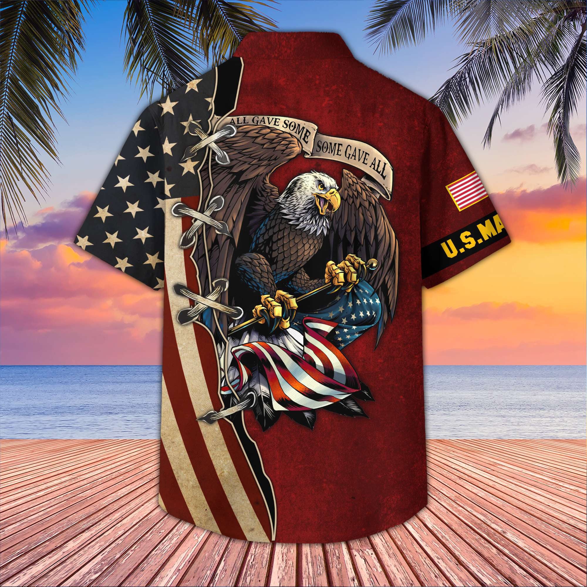 Premium USMC Hawaiian Shirt VPVC406003, Gifts For Marine Veteran, Best Gifts On Father's Day, Armed Forces Day, Independence Day, Veterans Day.