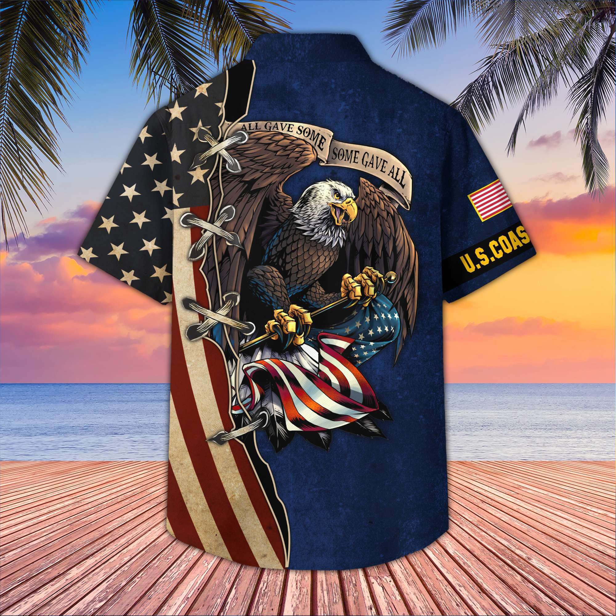 Premium USCG Hawaiian Shirt VPVC406005, Gifts For Coast Guard Veteran, Best Gifts On Father's Day, Armed Forces Day, Independence Day, Veterans Day.