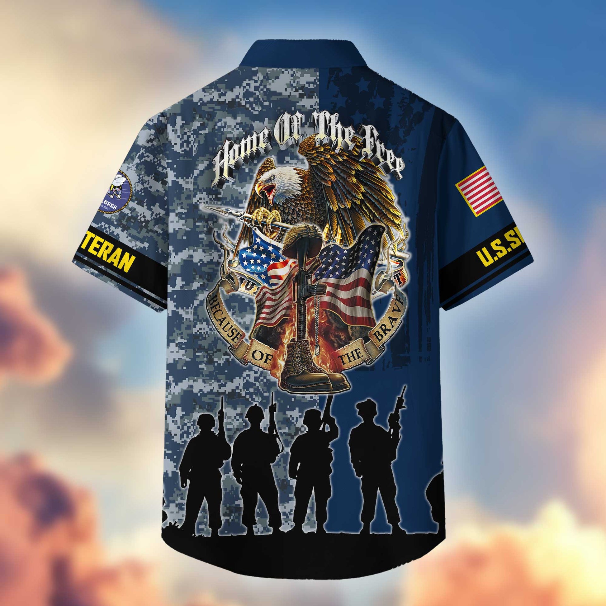 Premium US Seabees Hawaiian Shirt VPVC404509 Gifts For Seabees Veteran, Best Gifts On Father's Day, Armed Forces Day, Independence Day, Veterans Day.