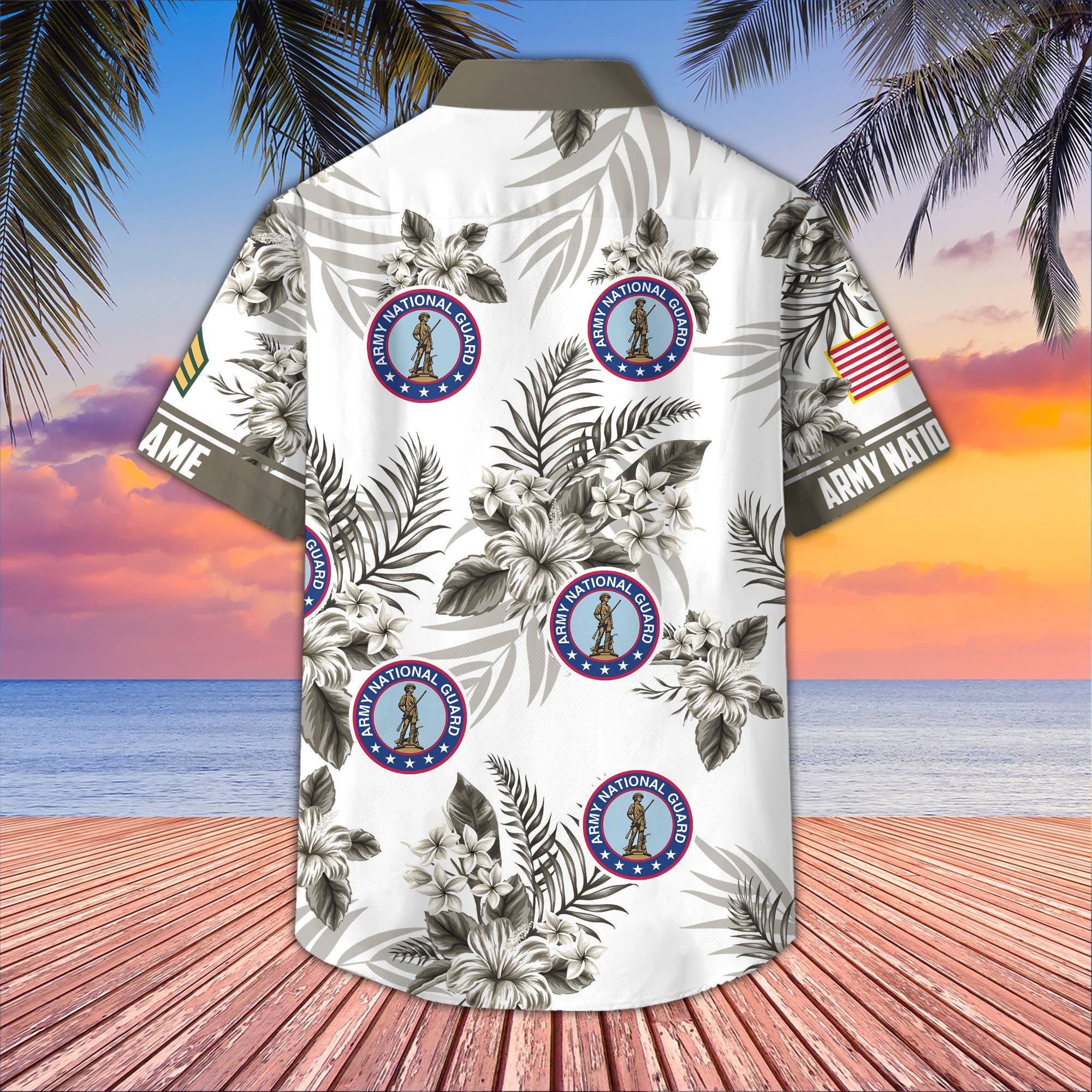 Premium Custom US Army National Guard Veteran Hawaiian Shirt VPVC406908, Gifts For Army National Guard Veteran, Best Gifts On Father's Day, Armed Forces Day, Independence Day, Veterans Day.