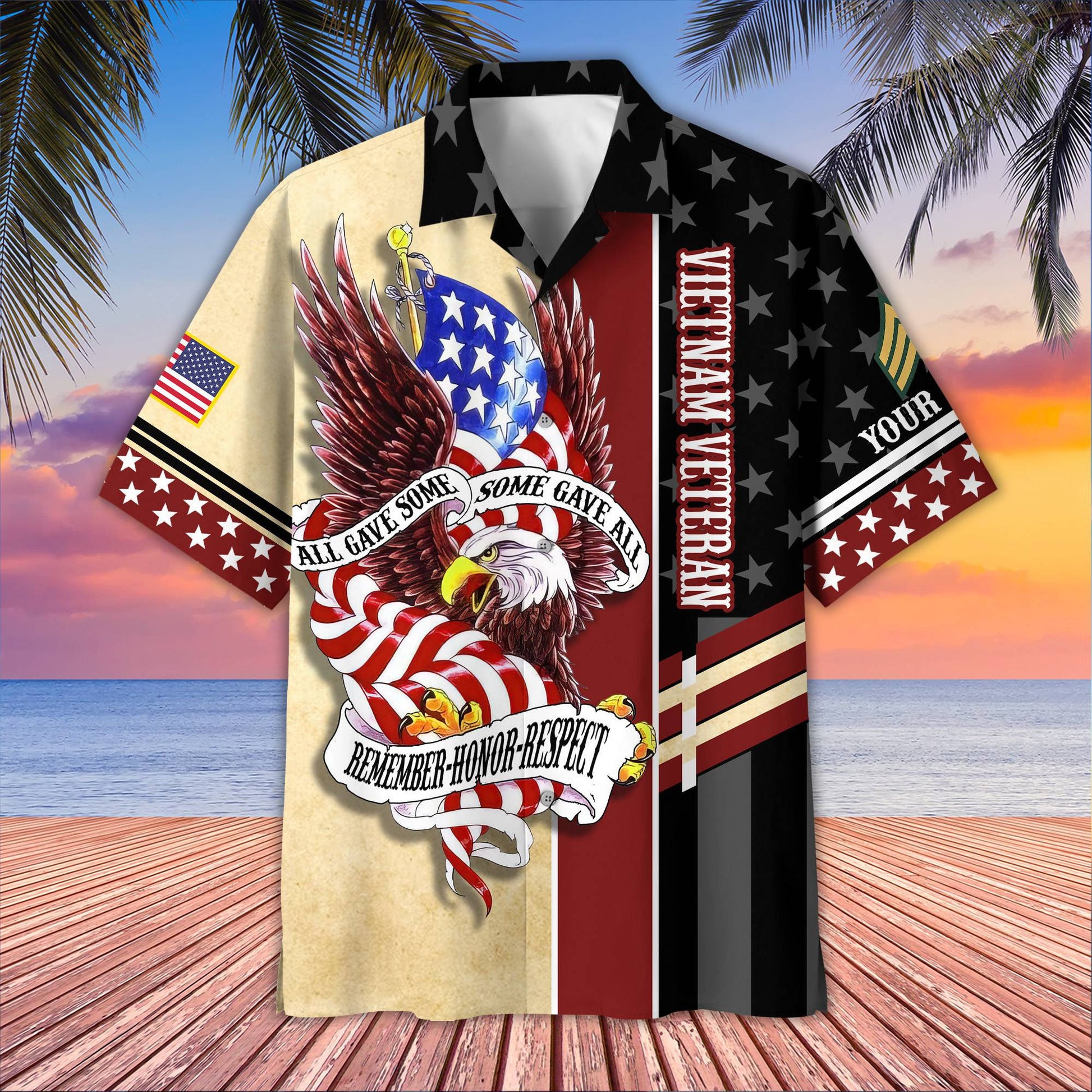 Vietnam Veteran Custom Hawaiian Shirt VPVC407006, Gifts For Vietnam Veteran, Best Gifts On Father's Day, Armed Forces Day, Independence Day, Veterans Day.