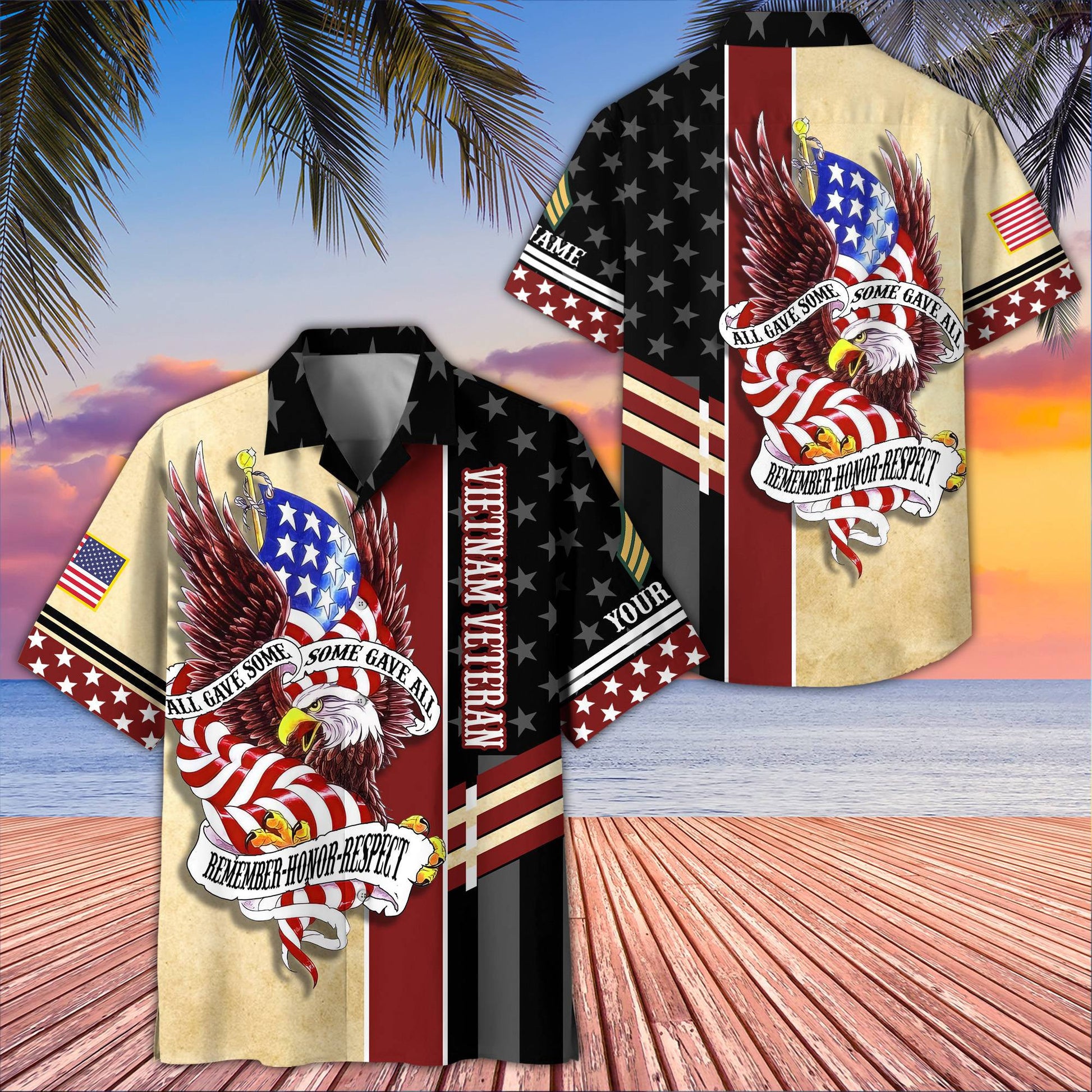 Vietnam Veteran Custom Hawaiian Shirt VPVC407006, Gifts For Vietnam Veteran, Best Gifts On Father's Day, Armed Forces Day, Independence Day, Veterans Day.