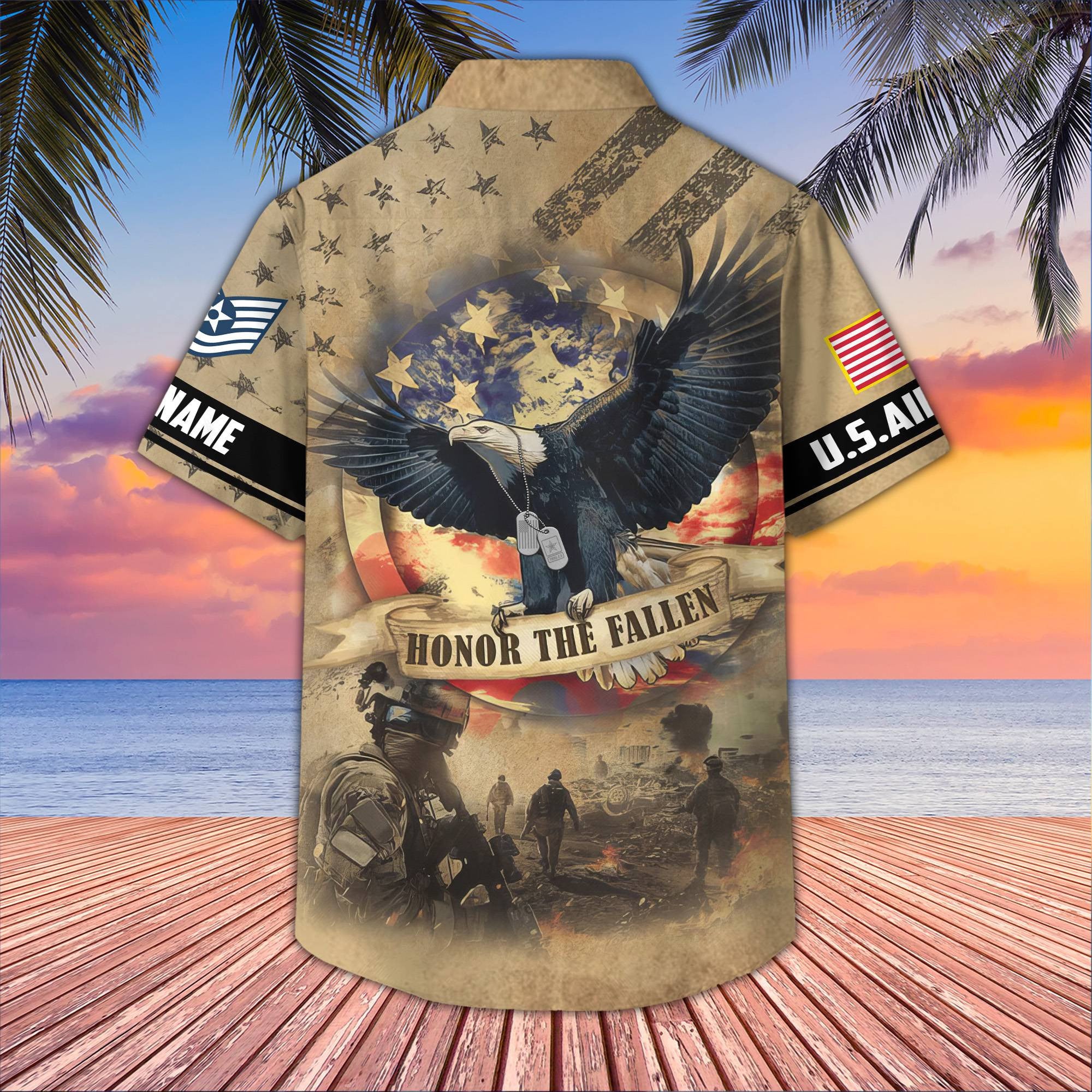 Premium Custom USAF Hawaiian Shirt VPVC407104, Gifts For Air Force Veteran, Best Gifts On Father's Day, Armed Forces Day, Independence Day, Veterans Day.