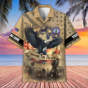 Premium Custom US Army National Guard Hawaiian Shirt VPVC407108, Gifts For Army National Guard Veteran, Best Gifts On Father's Day, Armed Forces Day, Independence Day, Veterans Day.