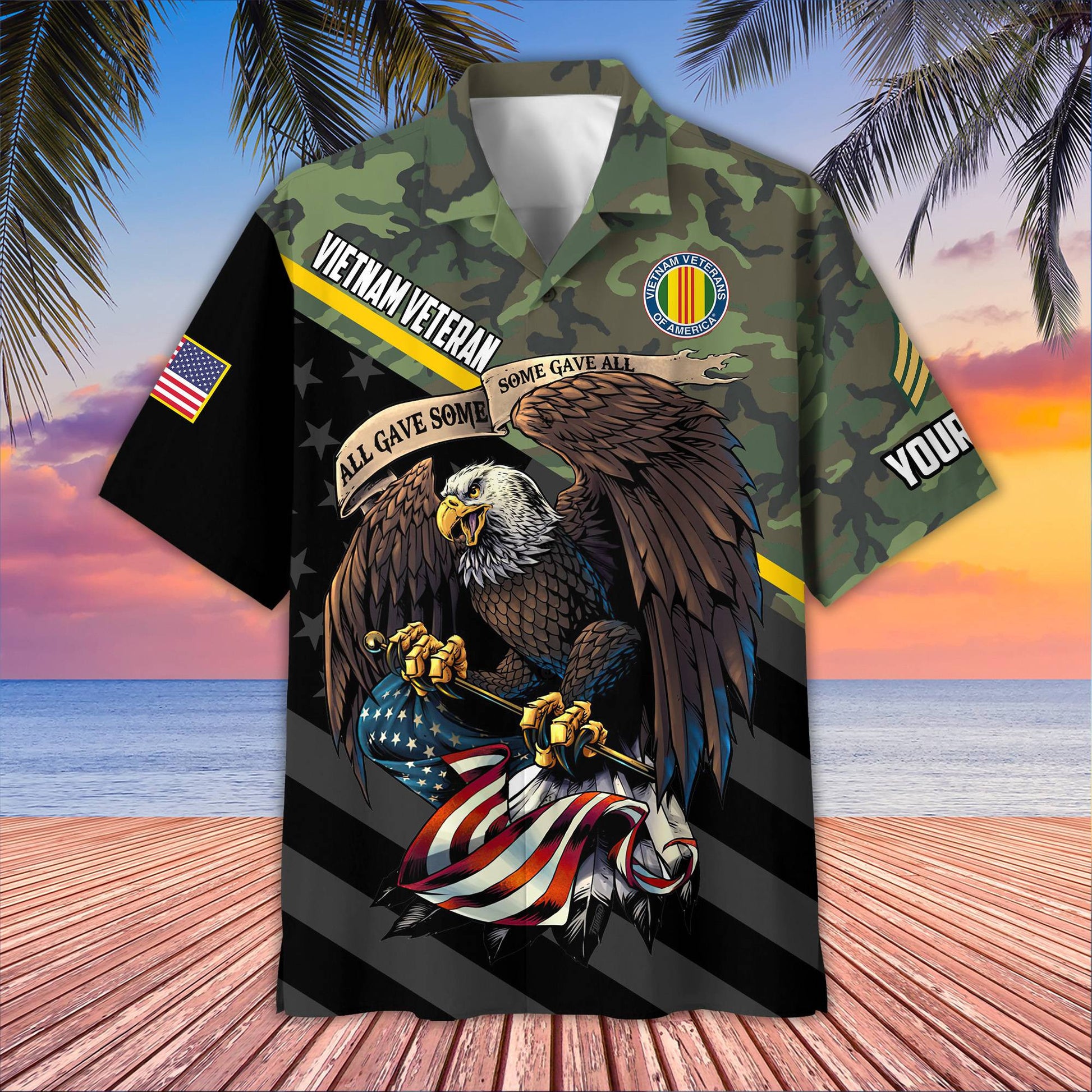 Premium Custom Vietnam Veteran Hawaiian Shirt VPVC407406, Gifts For Vietnam Veteran, Best Gifts On Father's Day, Armed Forces Day, Independence Day, Veterans Day.
