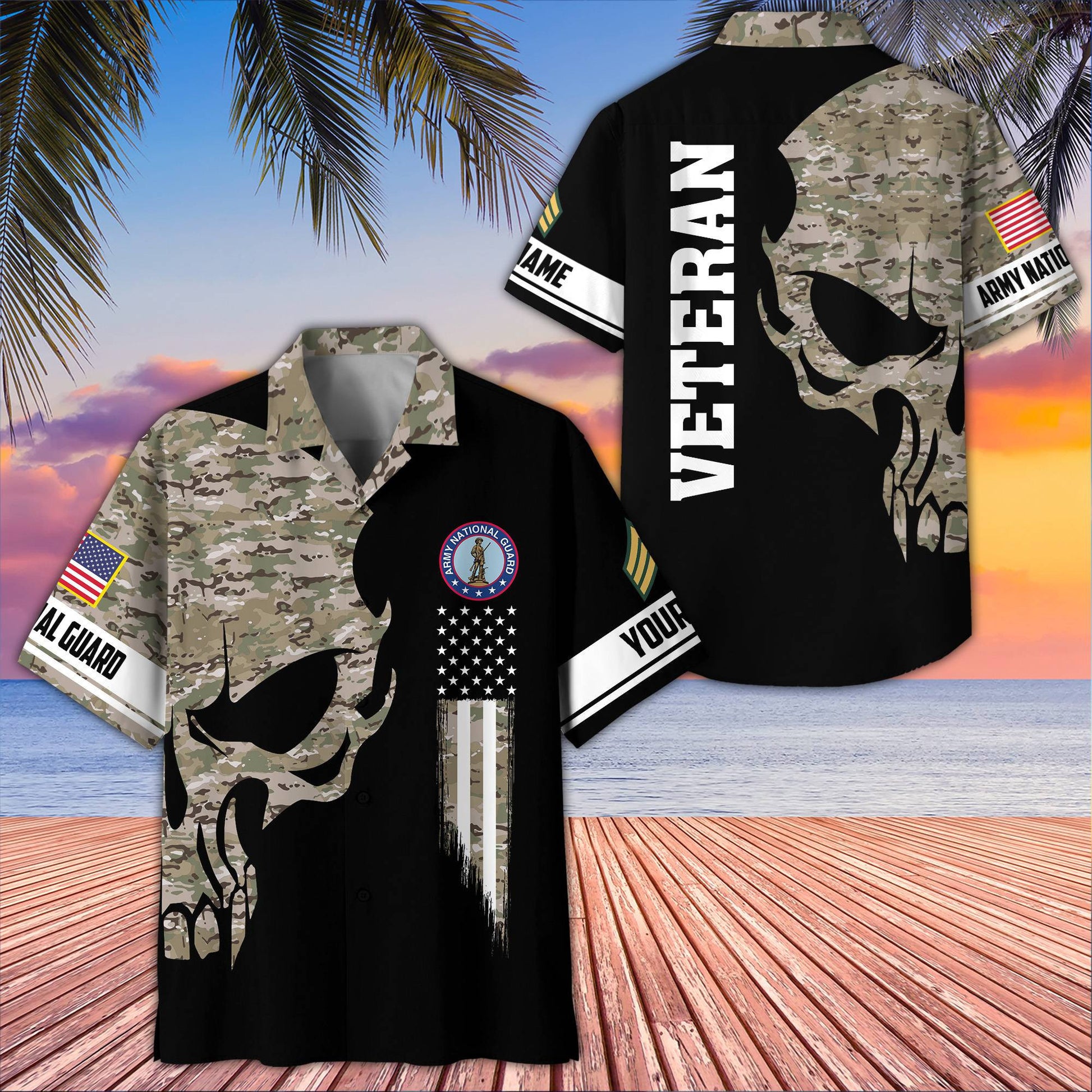 US Army Custom National Guard Hawaiian Shirt VPVC407508, Gifts For Army National Guard Veteran, Best Gifts On Father's Day, Armed Forces Day, Independence Day, Veterans Day.