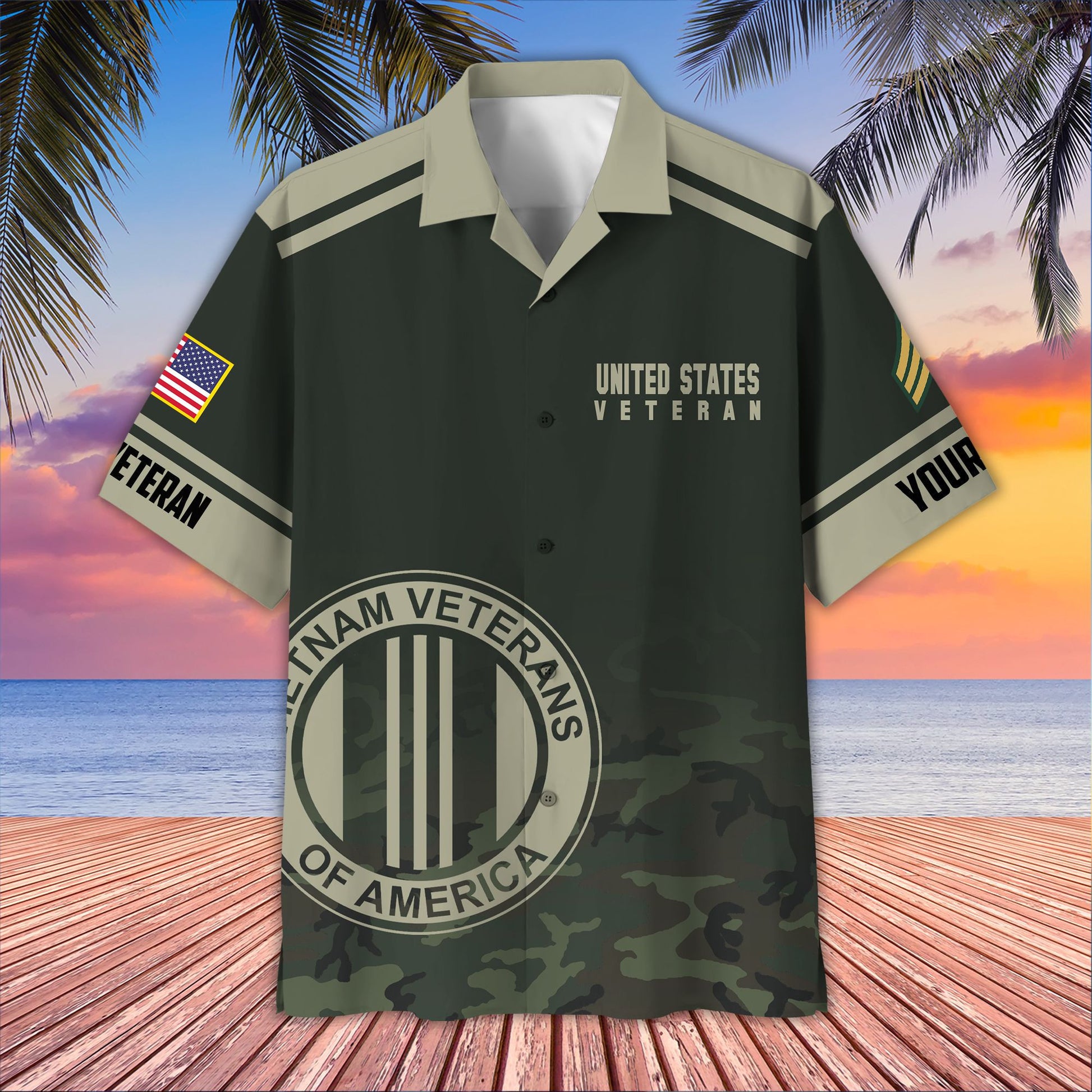 Premium Custom Vietnam Veteran Hawaiian Shirt VPVC407306, Gifts For Vietnam Veteran, Best Gifts On Father's Day, Armed Forces Day, Independence Day, Veterans Day.