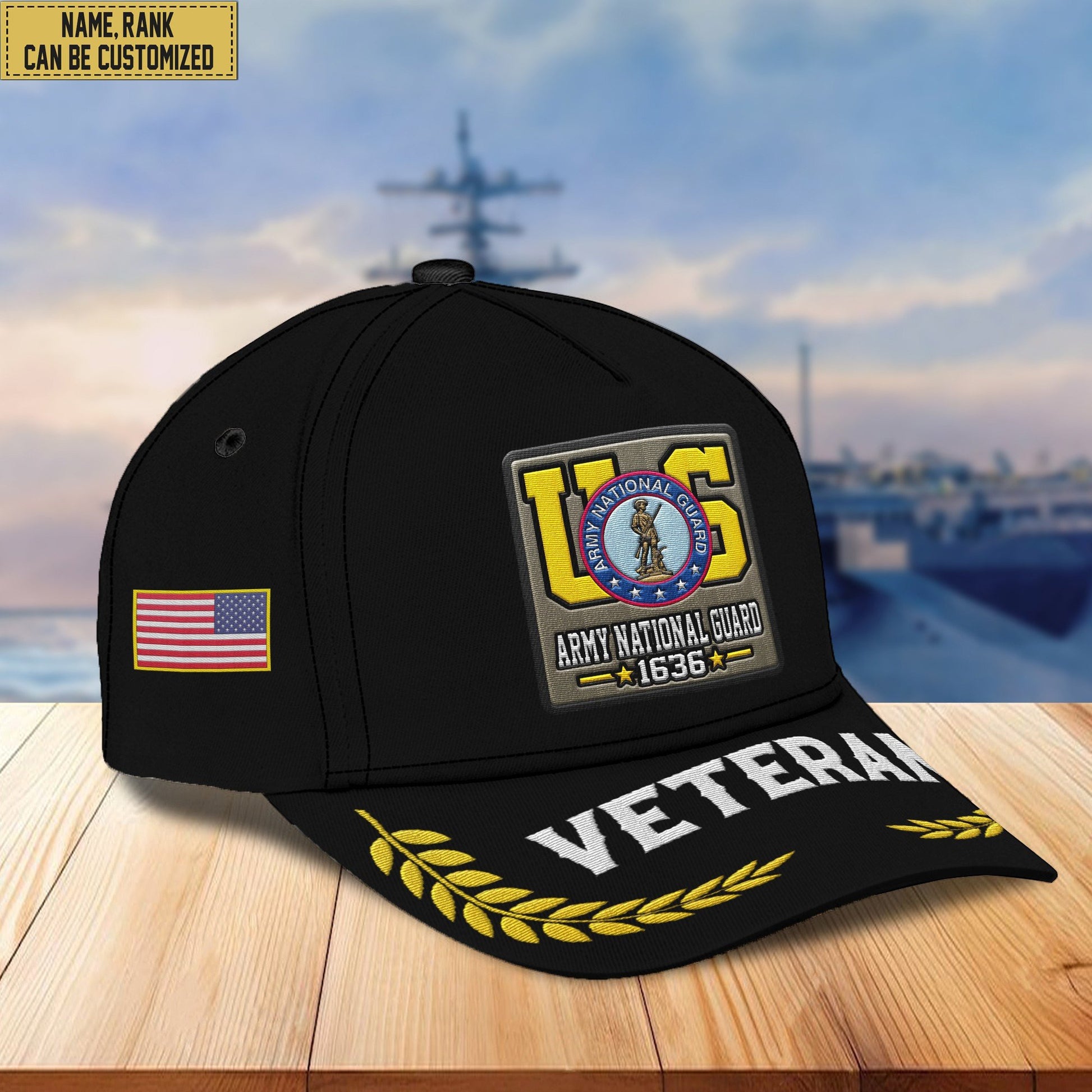Premium Custom US Army National Guard Embroidered Hats VPVC306908, Gifts For Army Custom National Guard, Best Gifts On Father's Day, Armed Forces Day, Independence Day, Veterans Day.