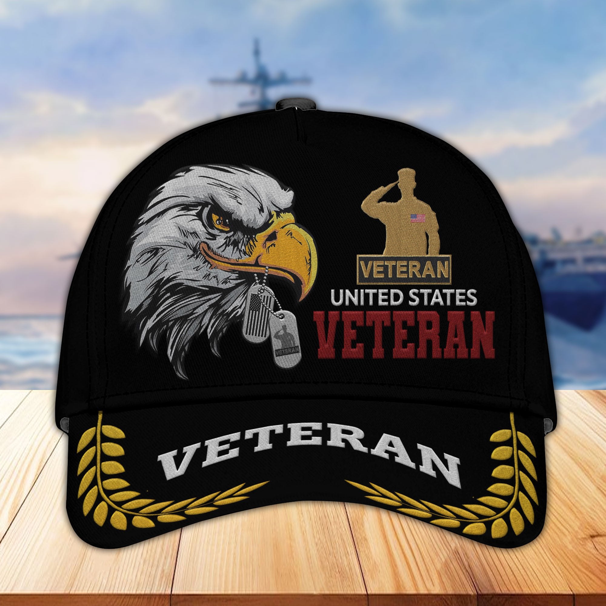 Unique Custom Name, Rank, Year, US Veteran Embroidered Hats VPVC307007, Gifts For US Veteran, Best Gifts On Father's Day, Independence Day, Veterans Day.