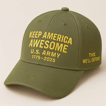 Premium US Army Embroidered Hats VPVC307815, Gifts For Army Veteran, Gifts On Father's Day, Armed Forces Day, Independence Day, Veterans Day.