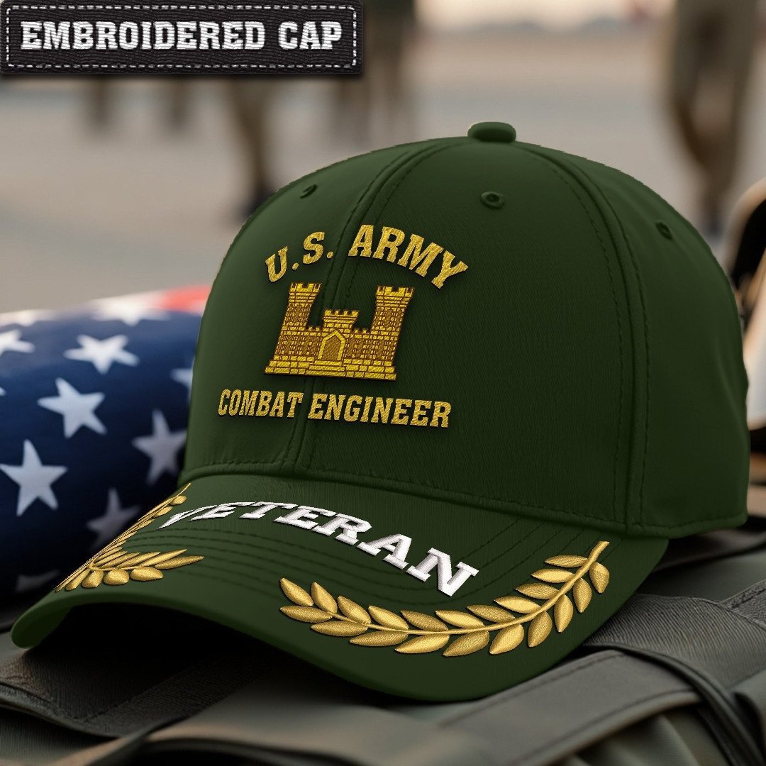 Premium US Army Embroidered Hats VPVC307825, Gifts For Army Veteran, Gifts On Father's Day, Armed Forces Day, Independence Day, Veterans Day.