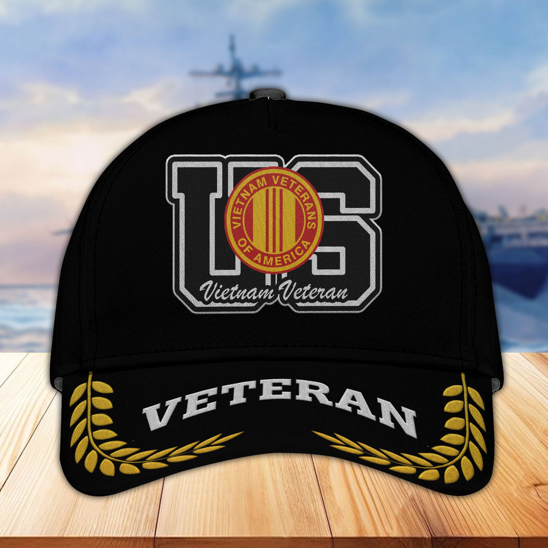 Premium Custom Vietnam Veteran Embroidered Hats VPVC307106, Gifts For Vietnam Veteran, Best Gifts On Father's Day, Armed Forces Day, Independence Day, Veterans Day.