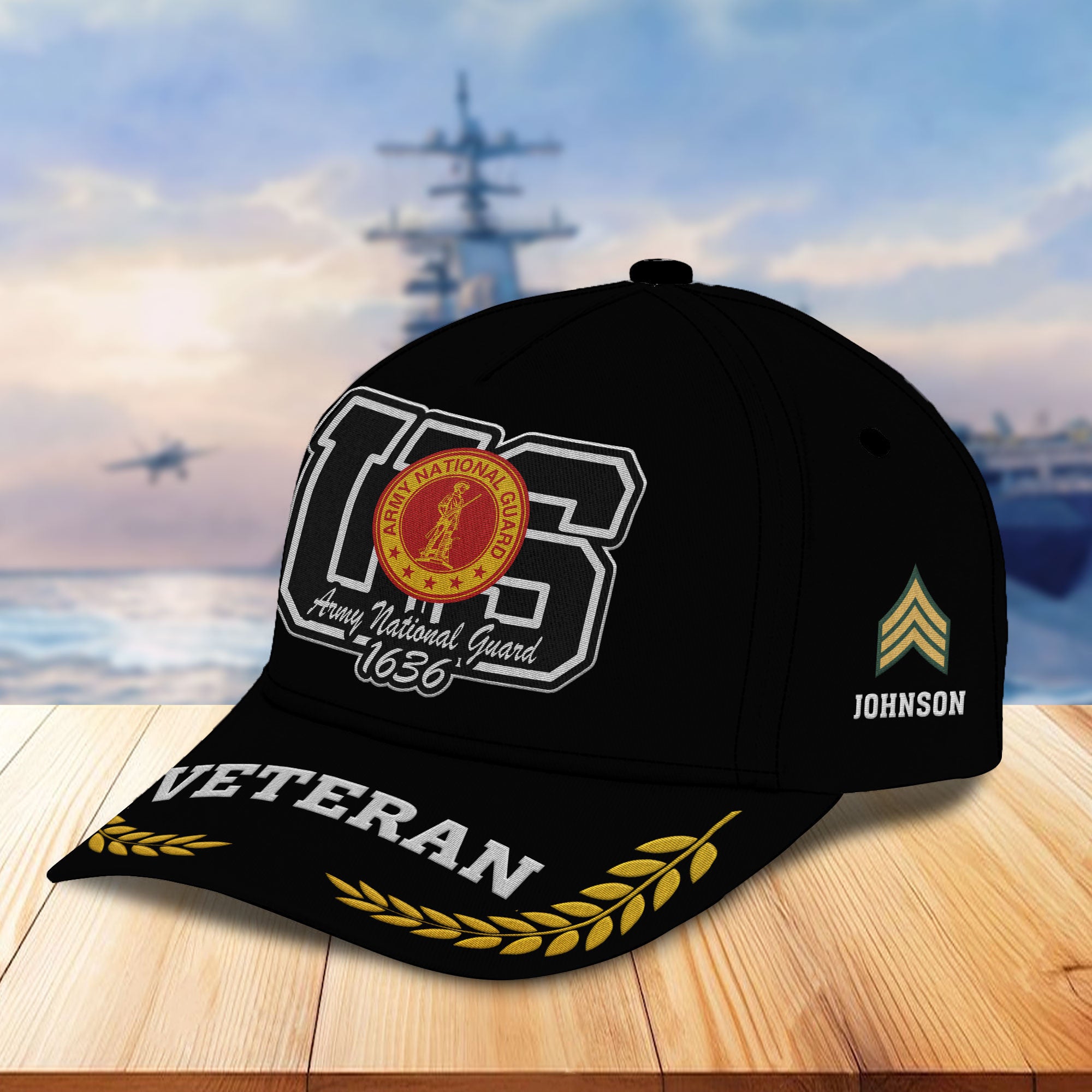 Premium Custom US Army National Guard Embroidered Hats VPVC307108, Gifts For Army National Guard Veteran, Best Gifts On Father's Day, Armed Forces Day, Independence Day, Veterans Day.