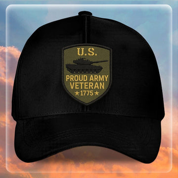 Premium US Army Embroidered Hats VPVC307969, Gifts For Army Veteran, Gifts On Father's Day, Armed Forces Day, Independence Day, Veterans Day.