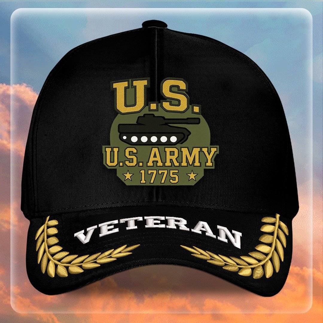 Premium US Army Embroidered Hats VPVC307977, Gifts For Army Veteran, Gifts On Father's Day, Armed Forces Day, Independence Day, Veterans Day.